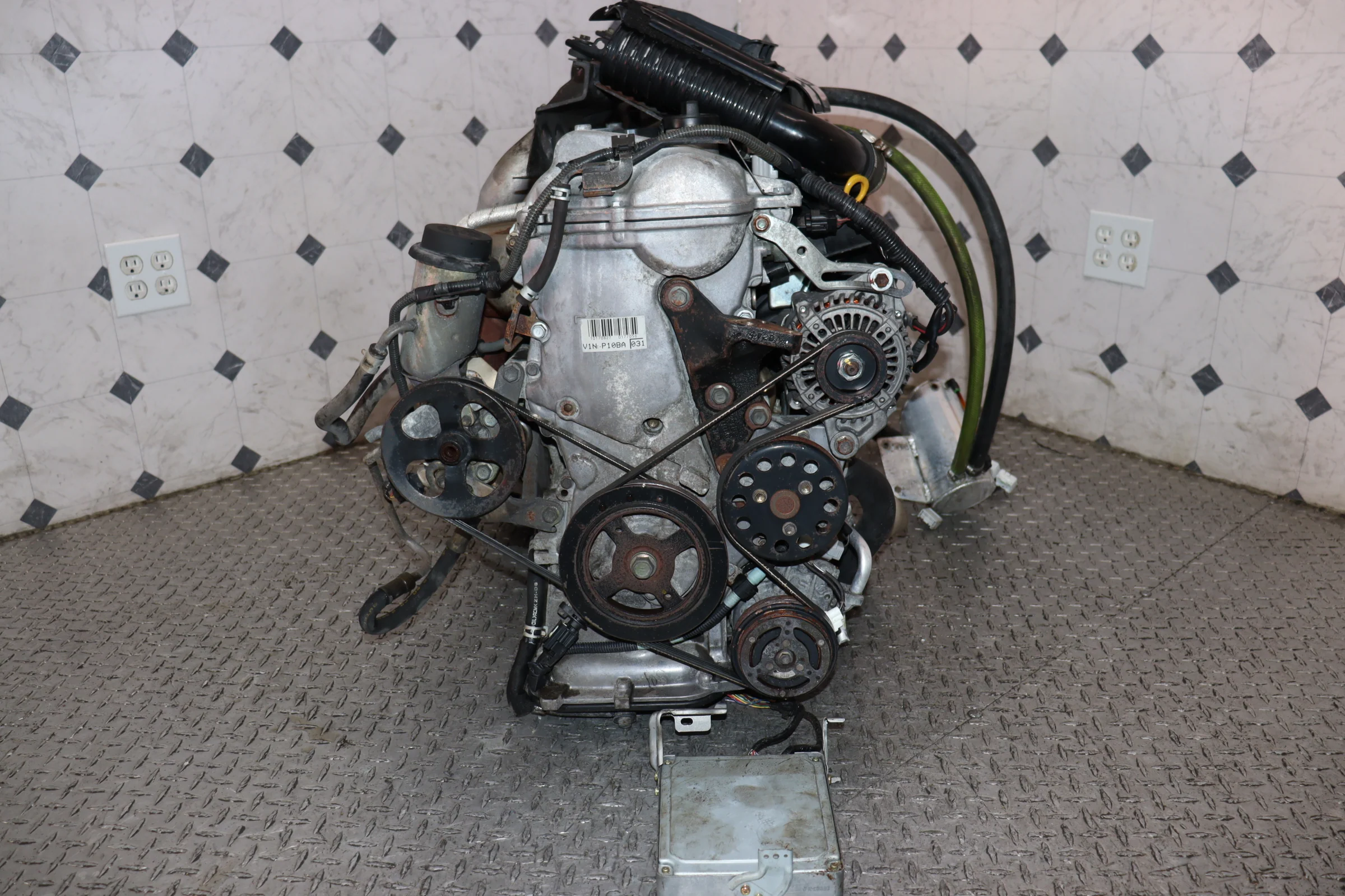 Toyota Vitz RS TRD Yaris 1NZ-FET 1.5L Turbo Engine & 5 Speed Manual Transmission Swap JDM - Image 9