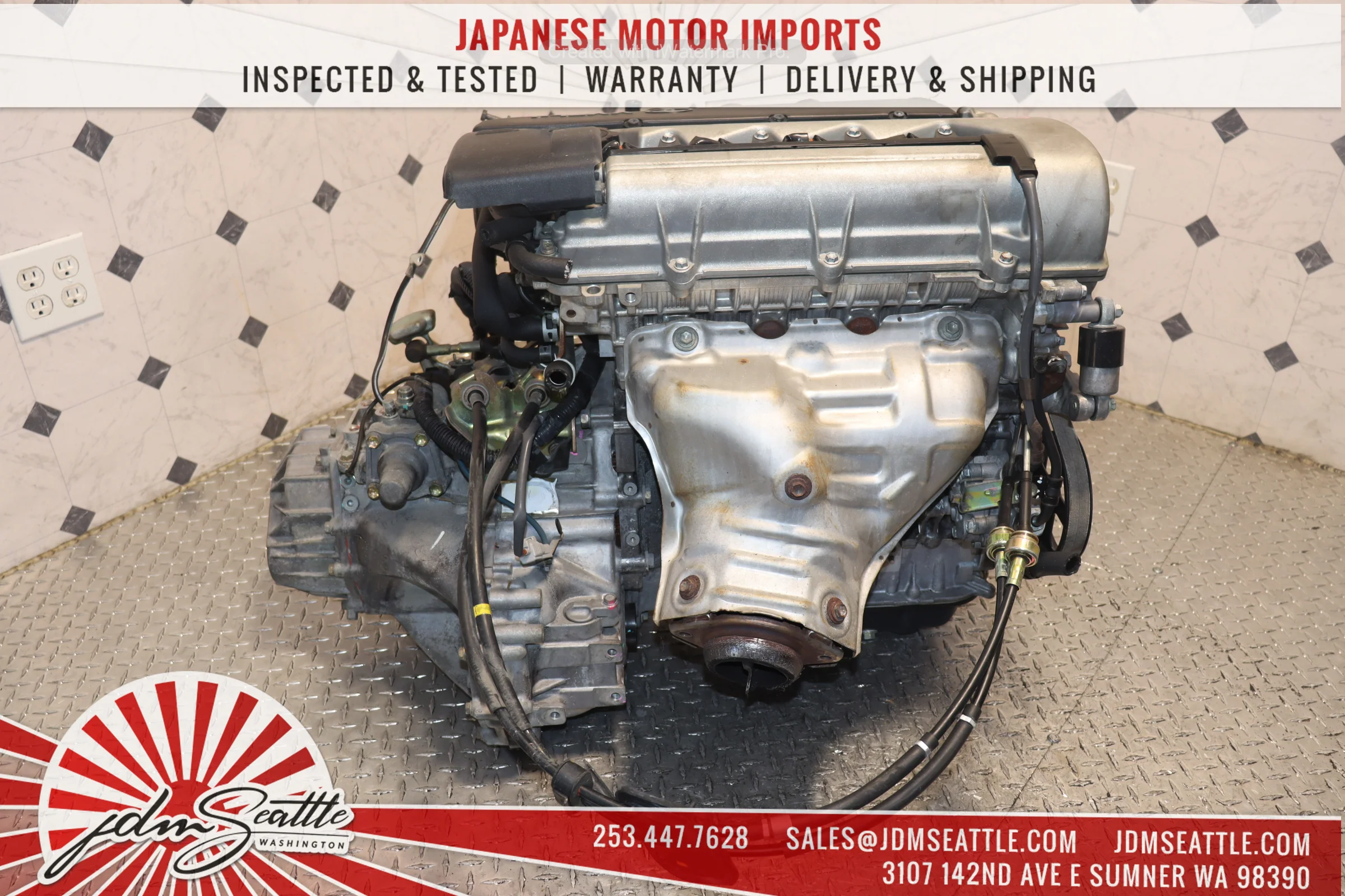 2000 2001 2002 2003 2004 2005 Toyota Celica GT-S 1.8L VVTL-i Engine & 6 Speed Manual Transmission Swap JDM 2ZZ-GE - Image 10