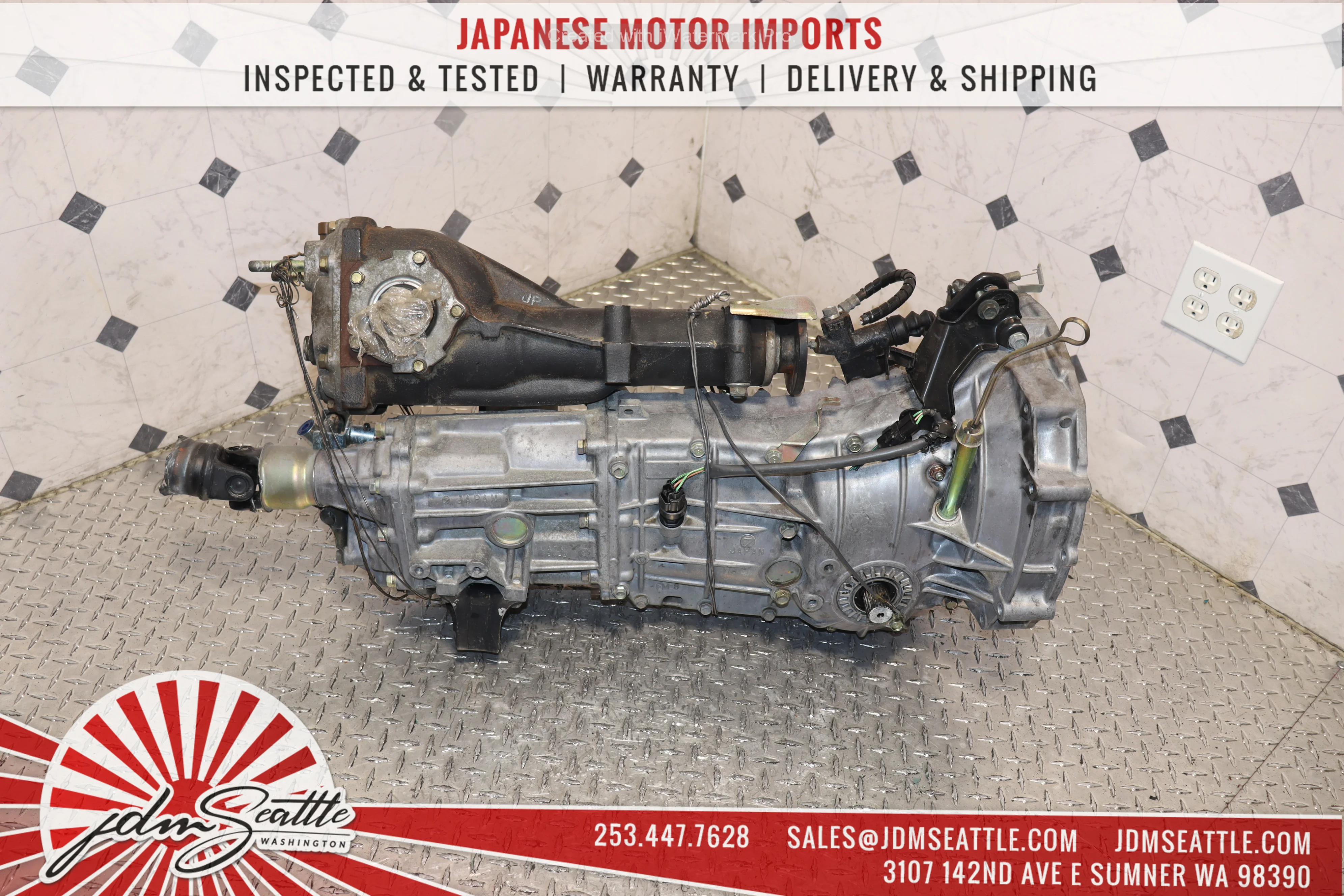 JDM 2002-2005 SUBARU IMPREZA WRX TURBO 5 SPEED AWD MANUAL TRANSMISSION W/DIFF 4.11 - Image 2