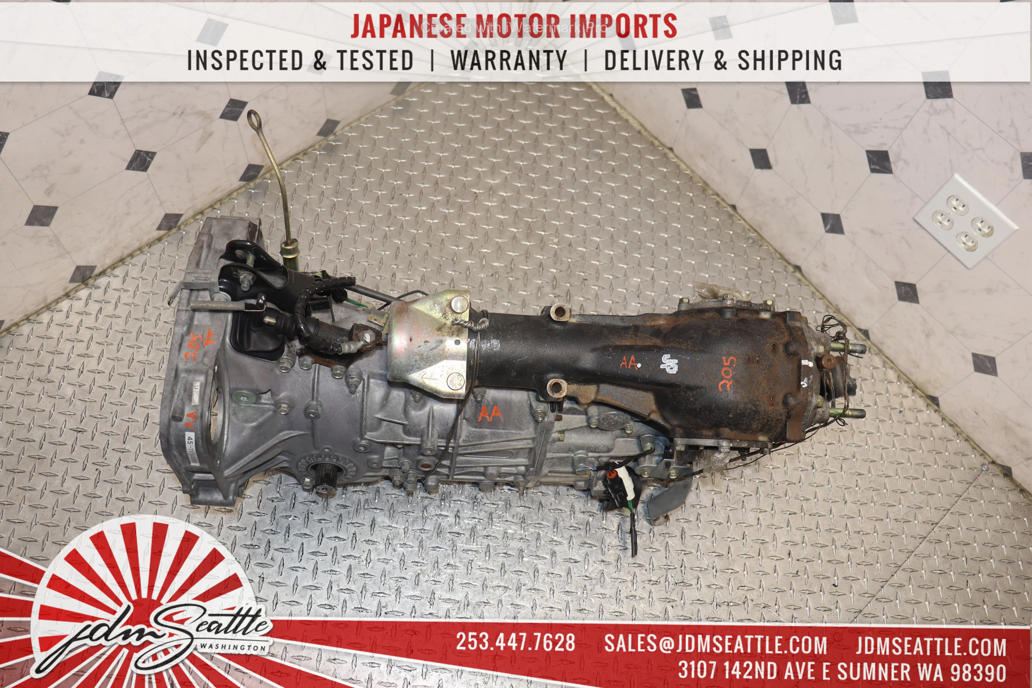 JDM 2002-2005 SUBARU IMPREZA WRX TURBO 5 SPEED AWD MANUAL TRANSMISSION W/DIFF 4.11 - Image 7
