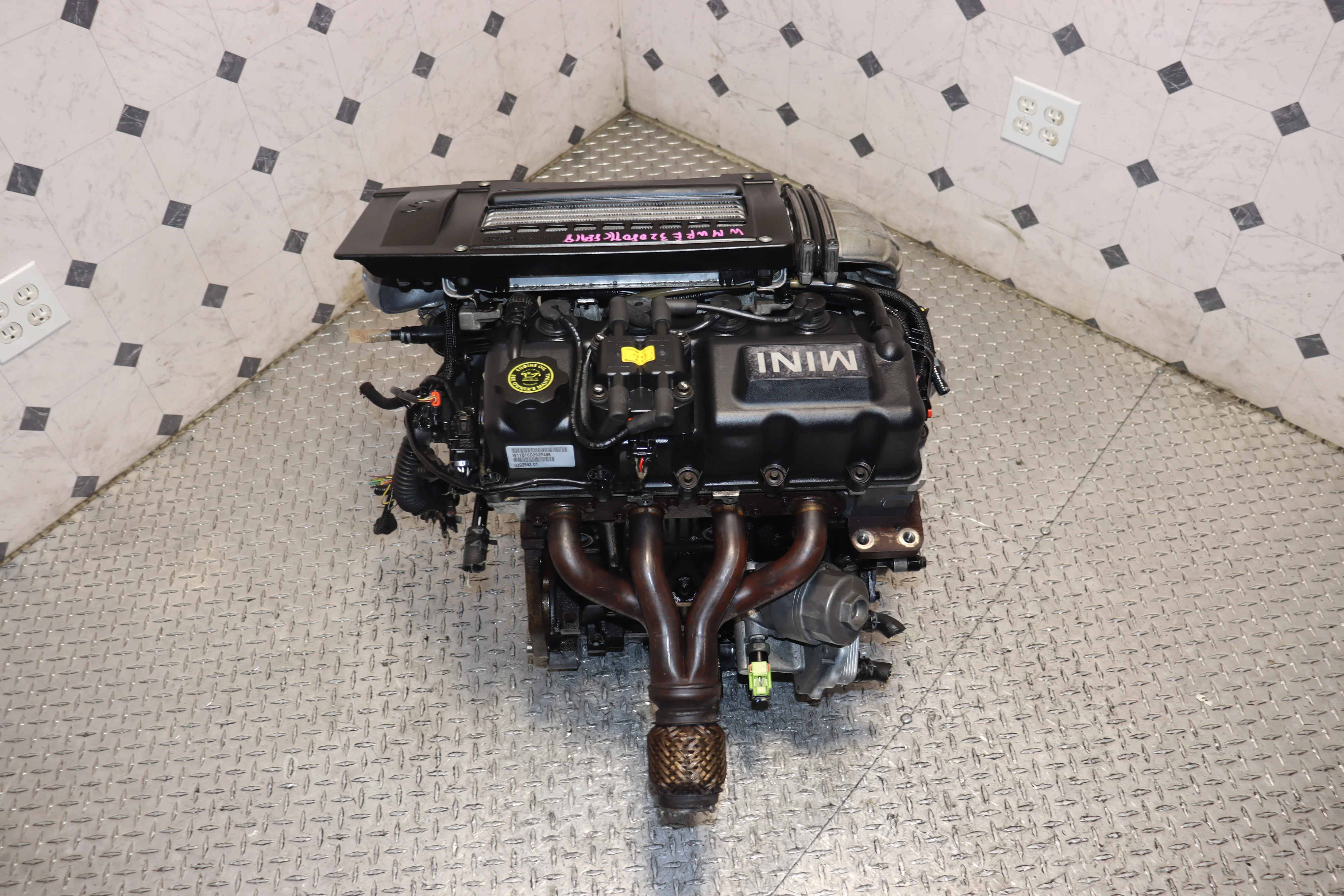 2002 2003 2004 2005 2006 Mini Cooper S 1.6L SOHC Supercharged Engine JDM W11B16A - Image 3