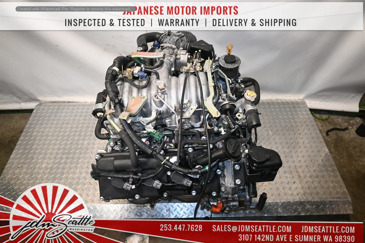 JDM 2003 2004 INFINITI M45 Q45 VK45DE Motor DOHC 4.5L V8 - Image 4