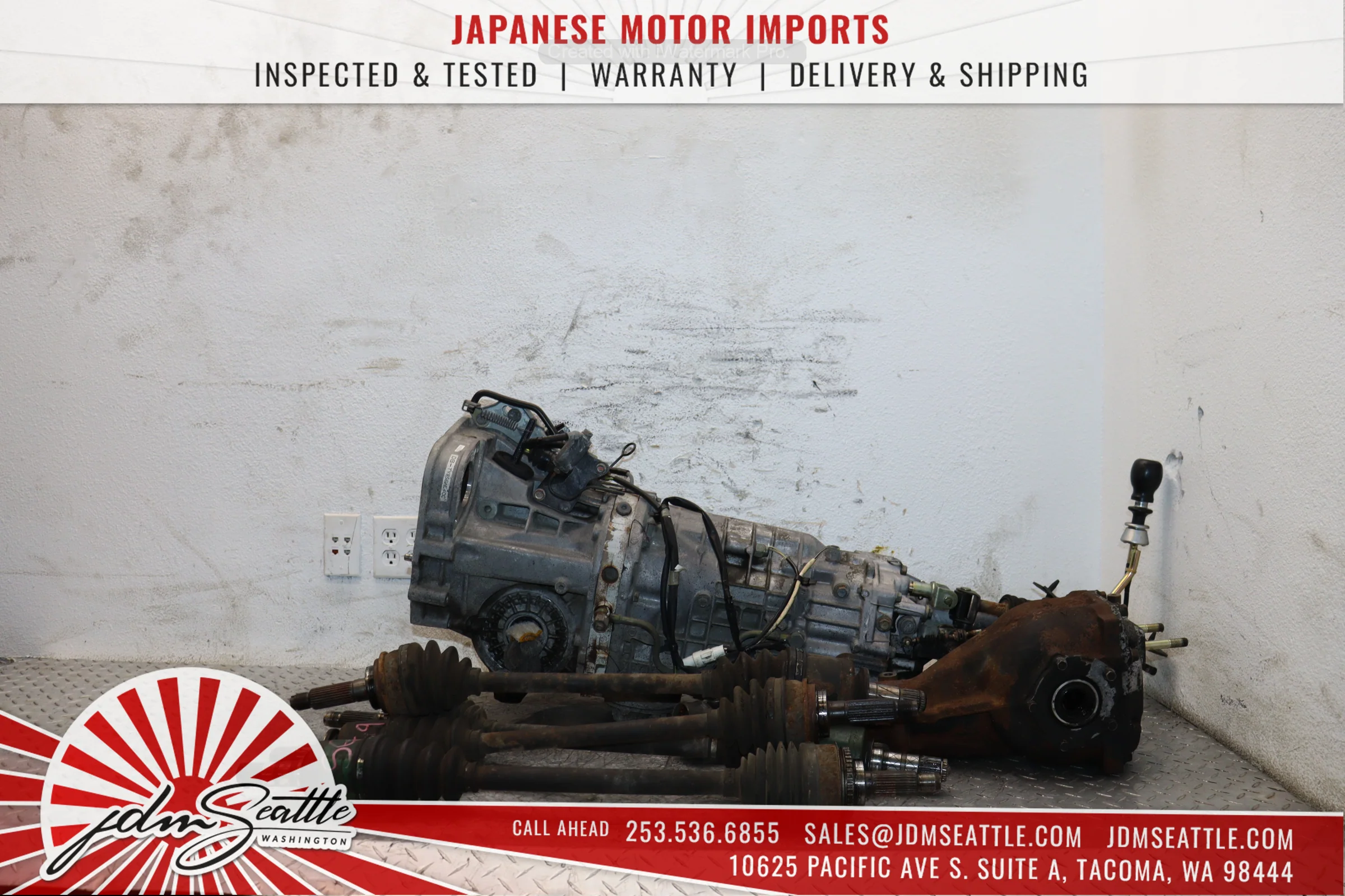 JDM 2003-2008 SUBARU FORESTER STI 6 SPEED MANUAL TRANSMISSION W DIFF/AXLES - Image 3