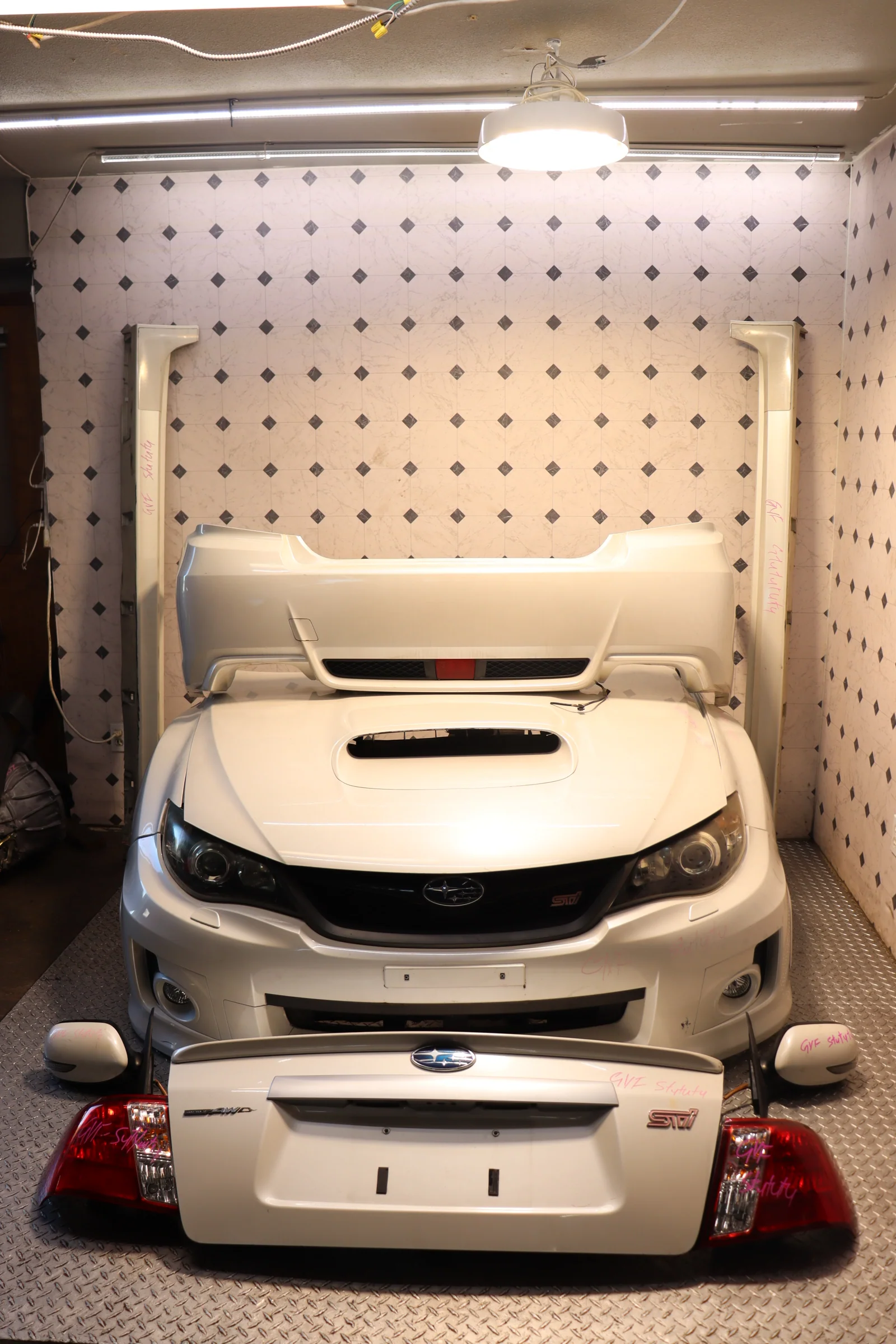 JDM 2008-2014V10 Subaru WRX STI FRONT CLIP, SKIRTS, REAR BUMPER, TRUNK, LIGHTS - Image 4