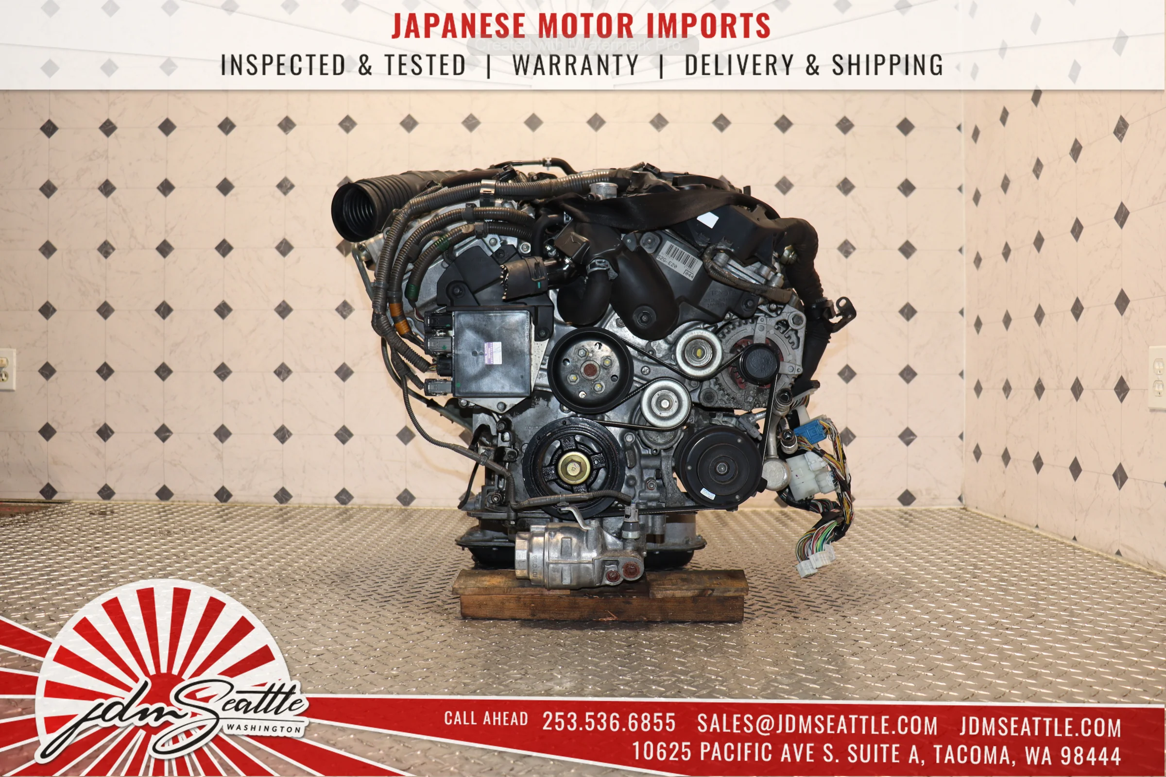 2007 2008 2009 2010 2011 2012 2013 2014 2015 Lexus GS350 IS350 3.5L V6 DOHC Dual VVTi Engine JDM 2GR-FSE OEM - Image 3