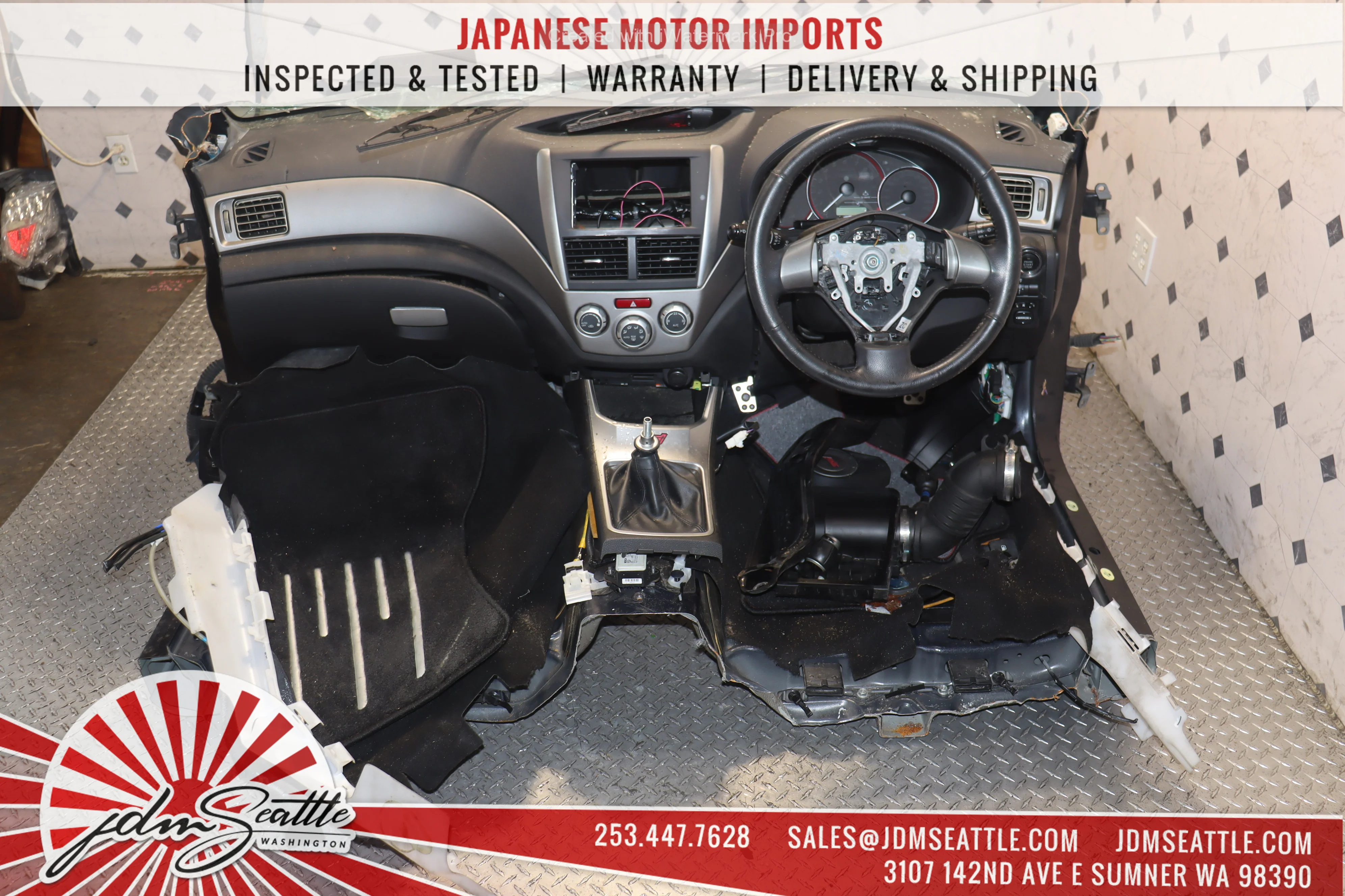 JDM 2008 - 2014 SUBARU IMPREZA WRX STI GRB GVF COMPLETE RHD CONVERSION - Image 9