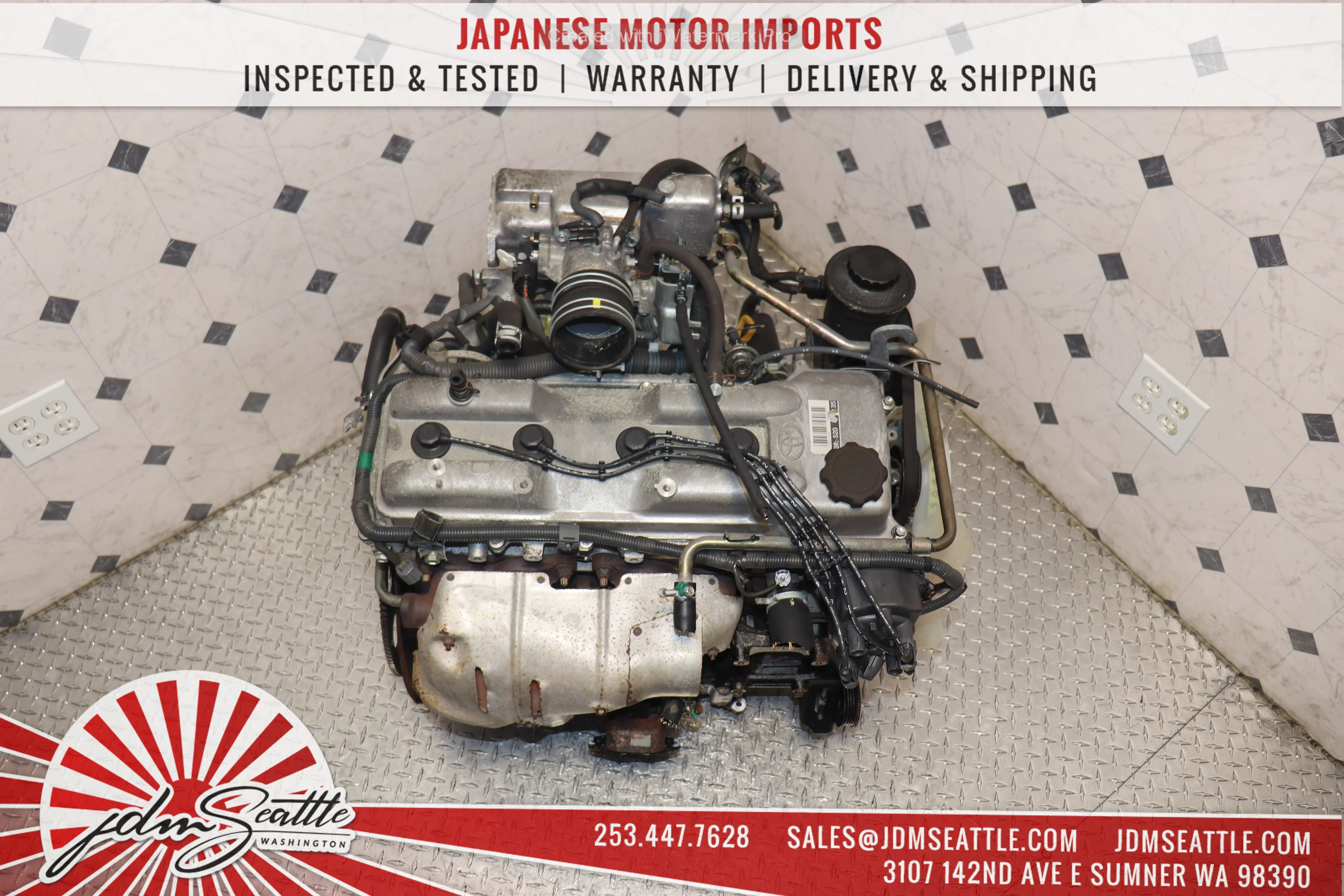 JDM 3RZ-FE 1995 1996 TOYOTA TACOMA 4RUNNER T100 2.7L DISTRIBUTOR TYPE ENGINE - Image 10