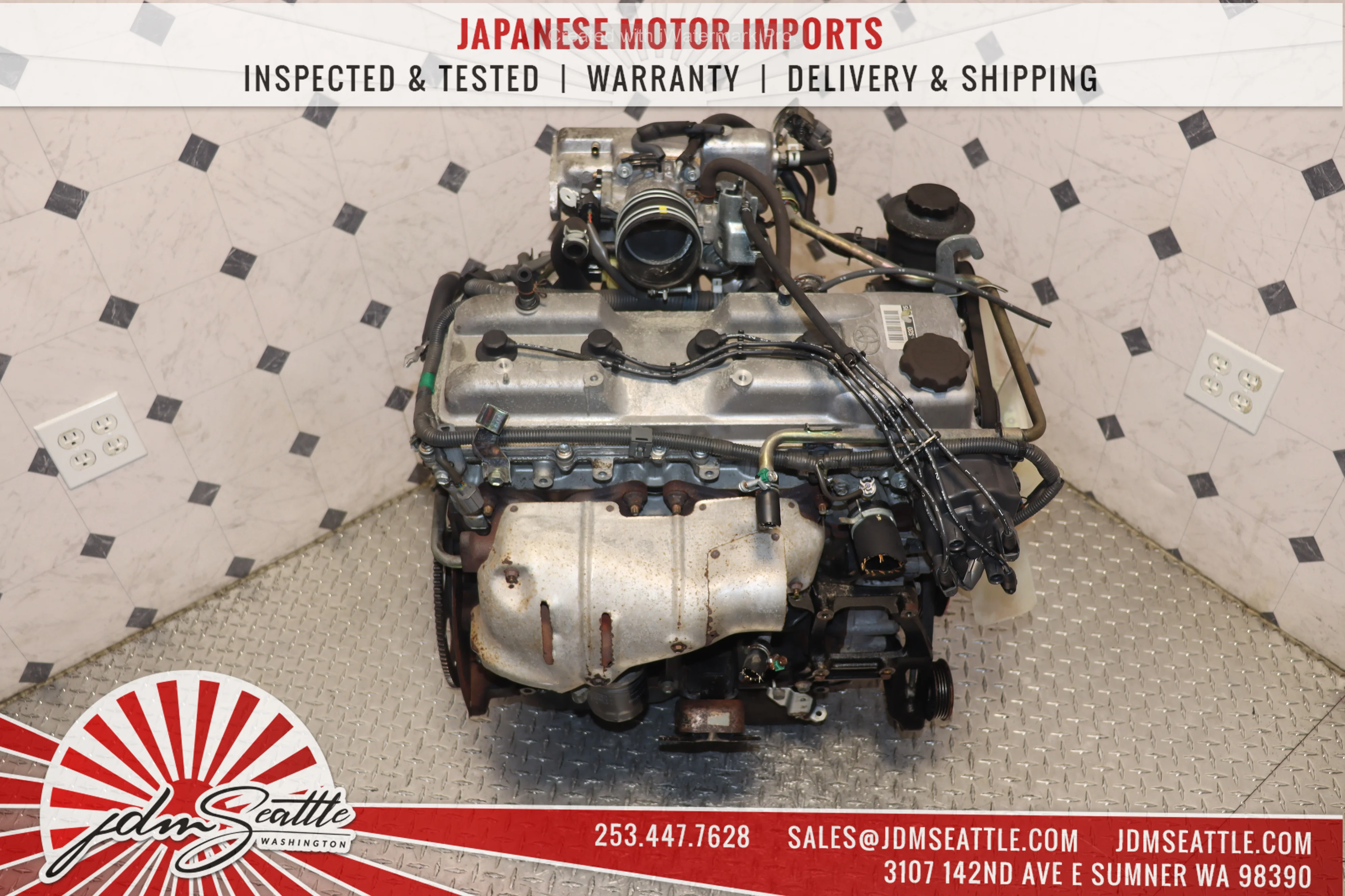 JDM 3RZ-FE 1995 1996 TOYOTA TACOMA 4RUNNER T100 2.7L DISTRIBUTOR TYPE ENGINE - Image 11