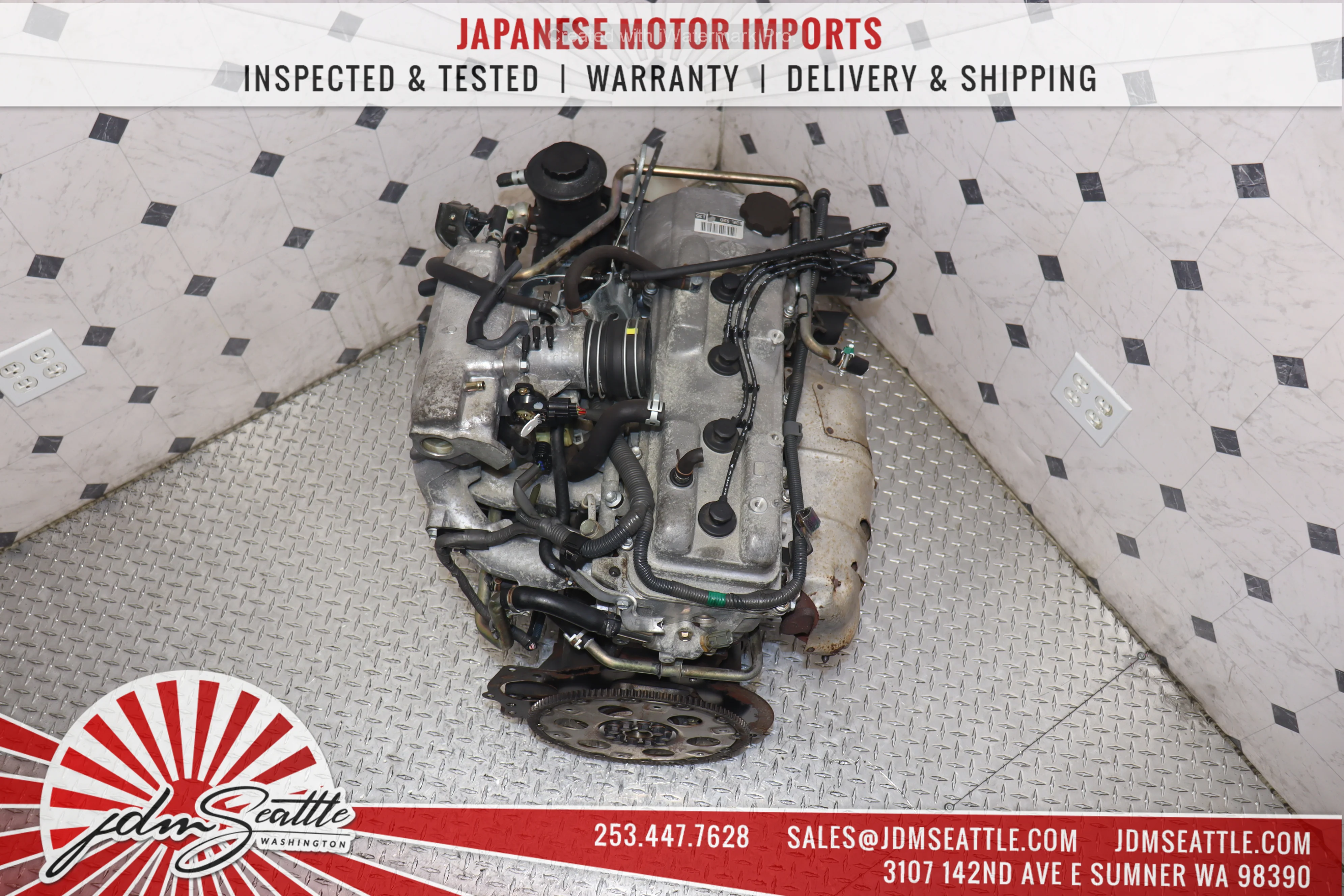 JDM 3RZ-FE 1995 1996 TOYOTA TACOMA 4RUNNER T100 2.7L DISTRIBUTOR TYPE ENGINE - Image 7