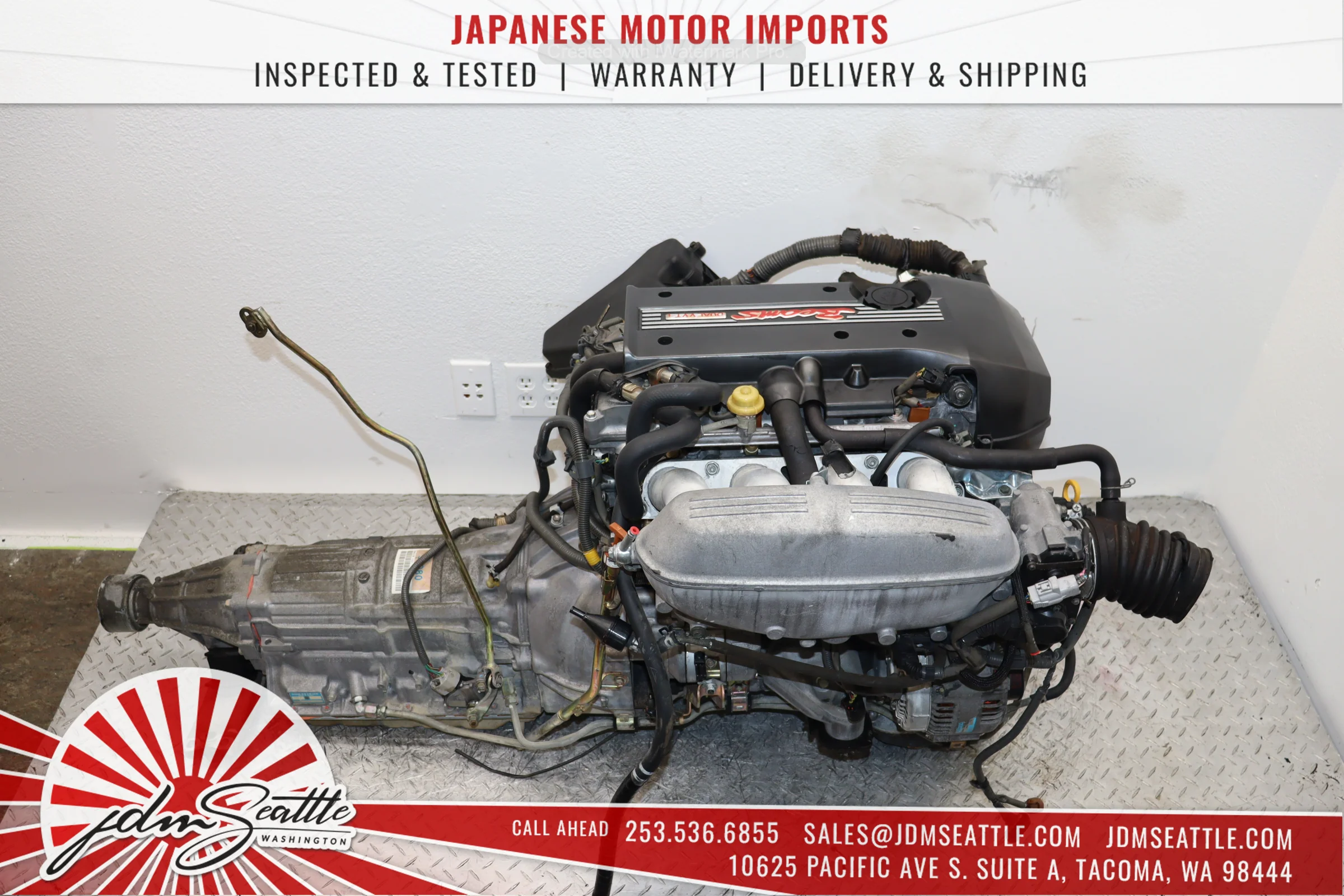 JDM 3SGE BEAMS TOYOTA ALTEZZA IS300 VVTI ENGINE WITH AUTOMATIC TRANSMISSION - Image 9