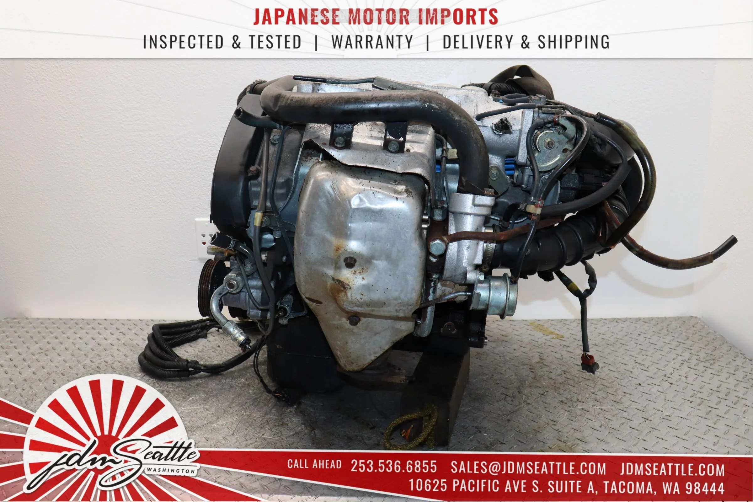 JDM 6G72TT 94-97 MITSUBISHI 3000GT DODGE STEALTH TWIN TURBO THIS MOTOR IS ONLY FOR CORE - Image 9