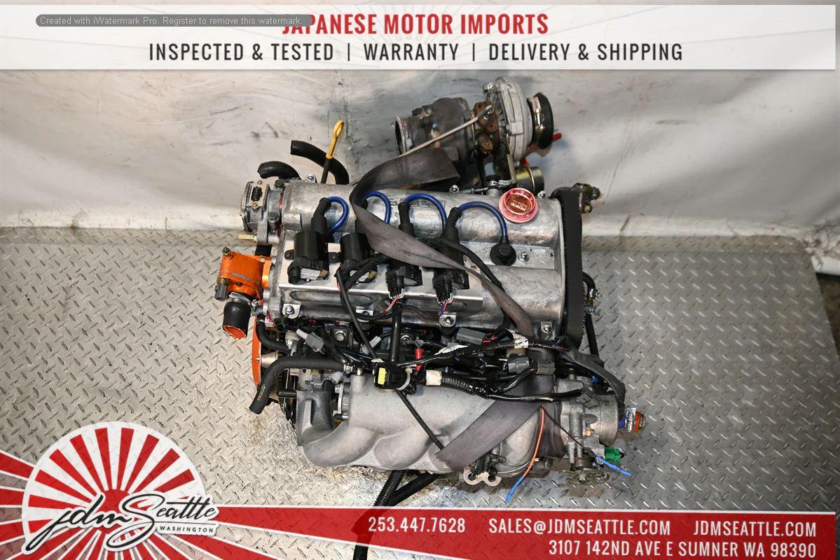 JDM 94-99 MIATA MX-5 1.6L B6 ENGINE WITH AFTERMARKET TURBO,PARTS W/5 SPEED RWD TRANSMISSION - Image 10
