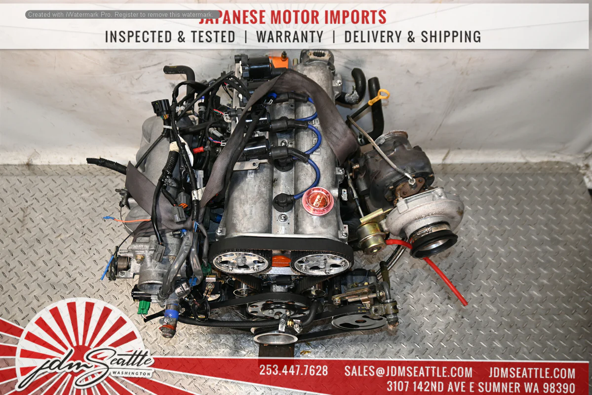 JDM 94-99 MIATA MX-5 1.6L B6 ENGINE WITH AFTERMARKET TURBO,PARTS W/5 SPEED RWD TRANSMISSION - Image 7