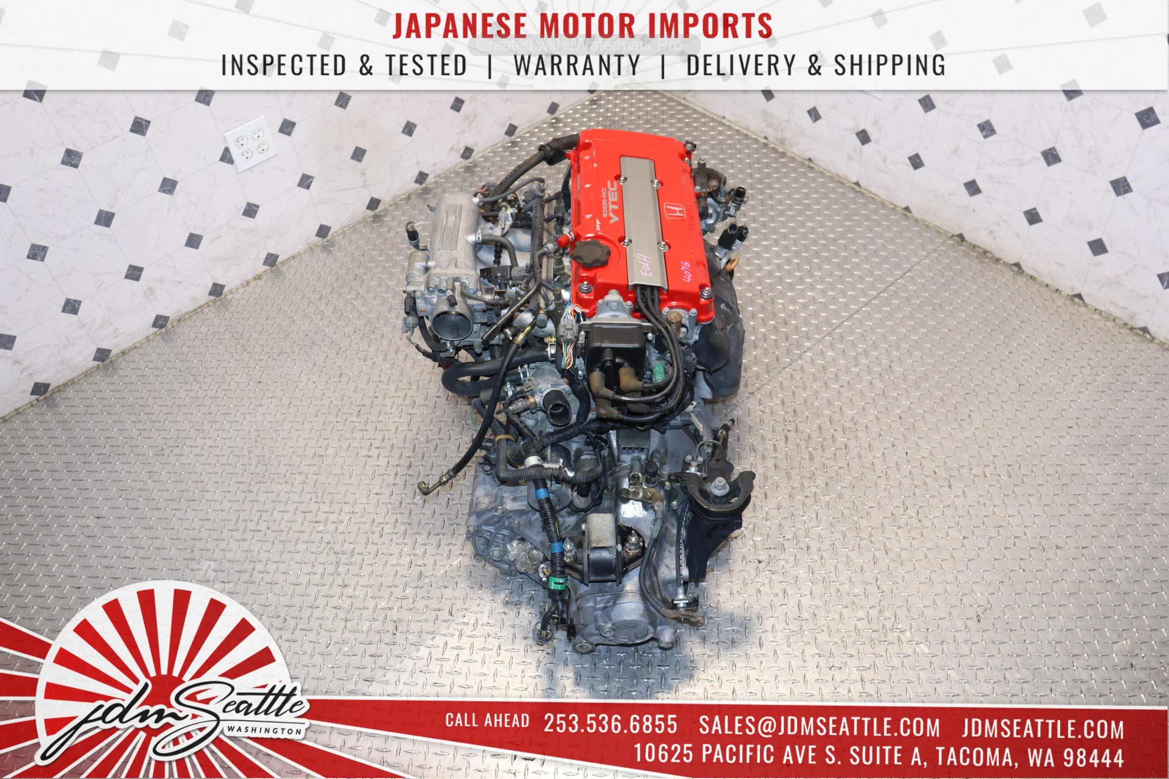 JDM B16A VTEC 91-95 HONDA CIVIC SIR ENGINE - Image 3