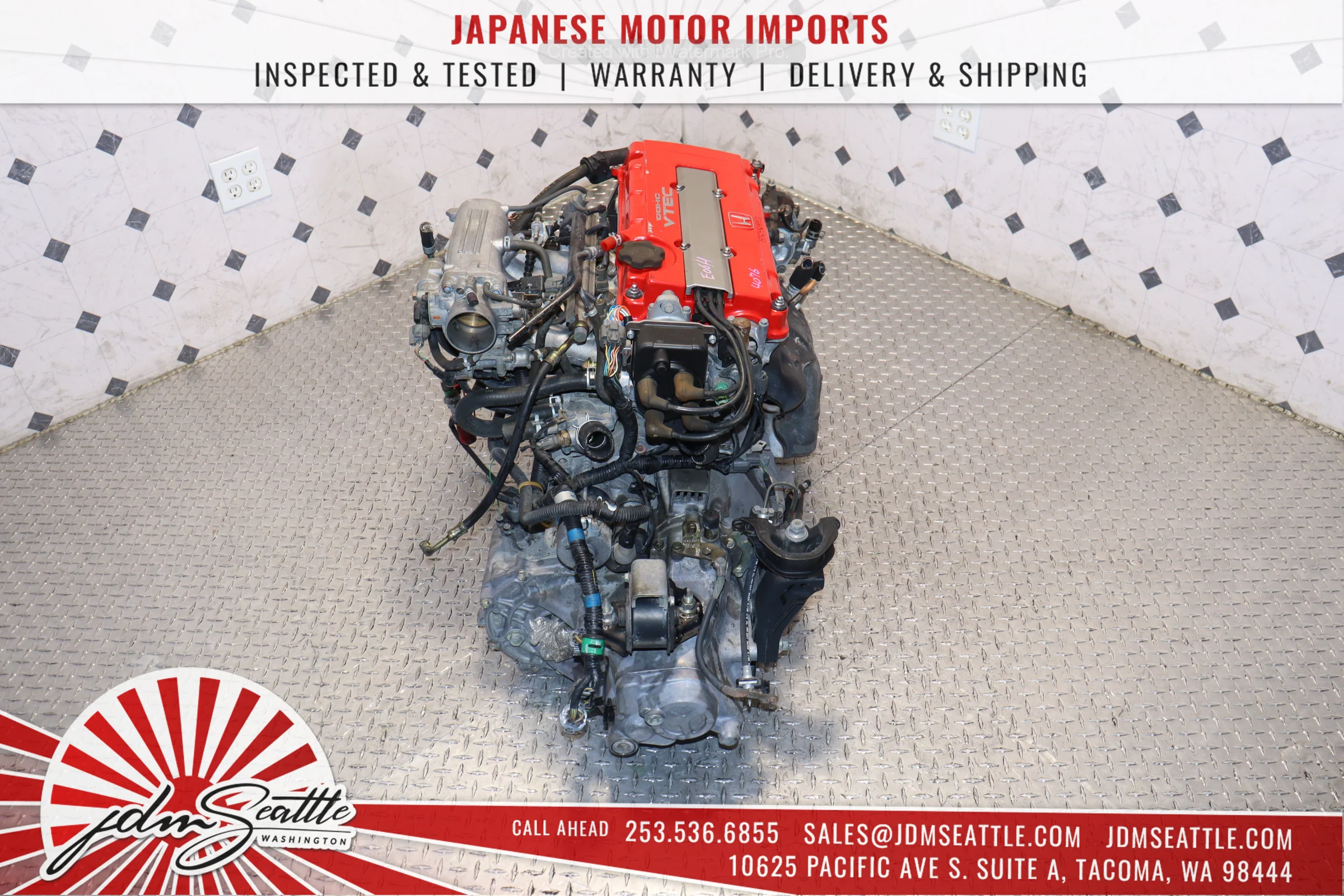 JDM B16A VTEC 91-95 HONDA CIVIC SIR ENGINE - Image 4