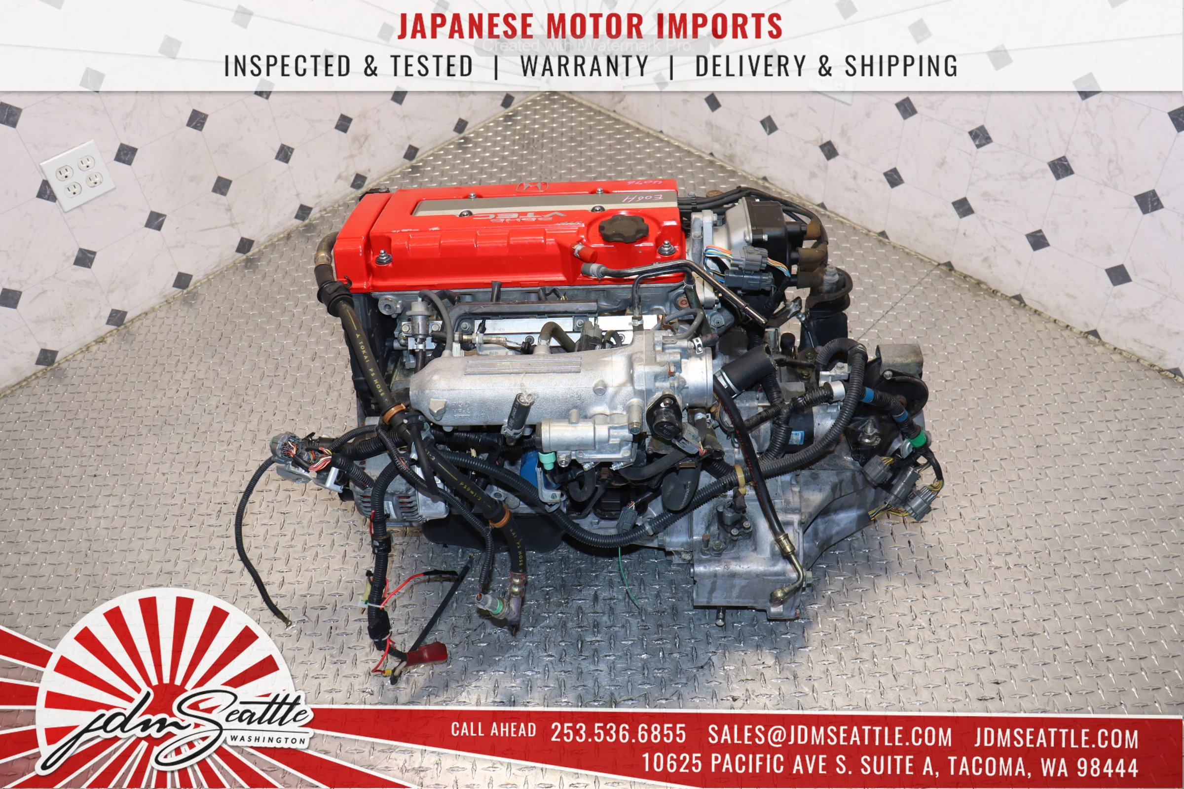 JDM B16A VTEC 91-95 HONDA CIVIC SIR ENGINE - Image 7