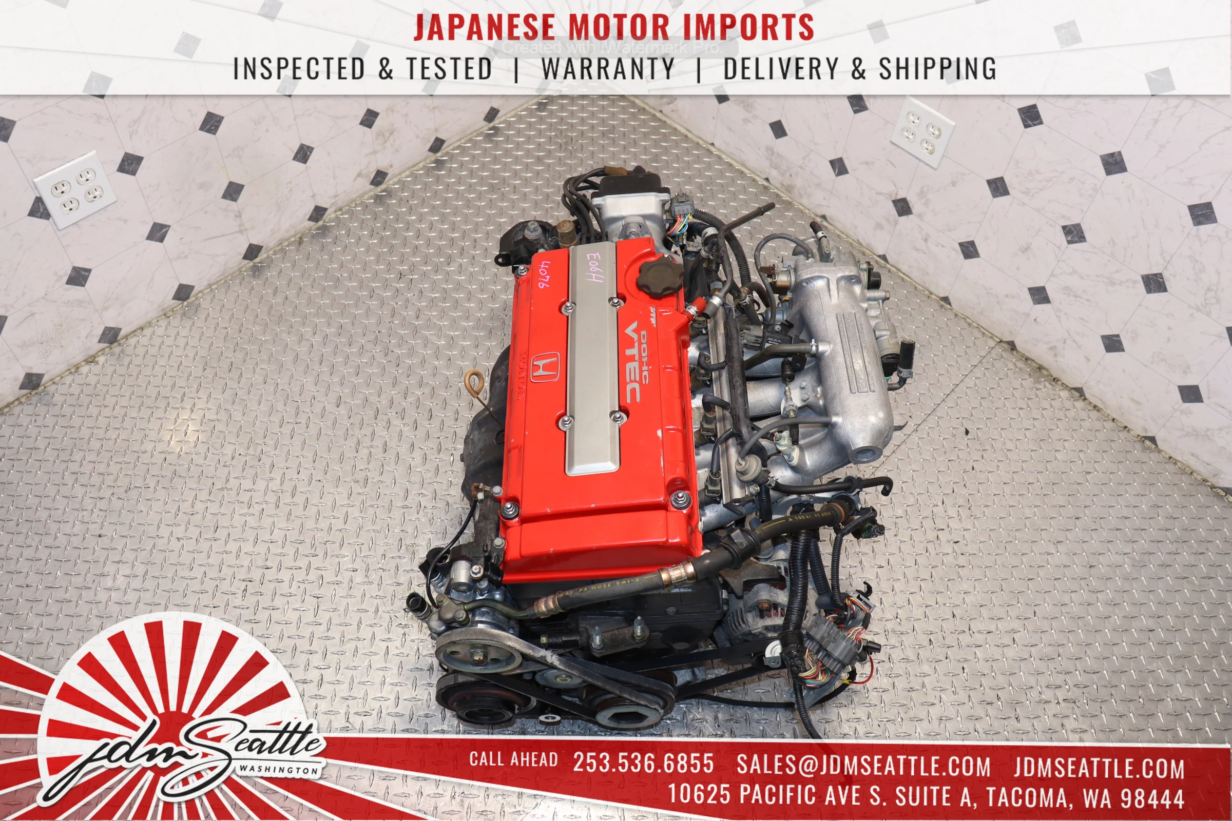 JDM B16A VTEC 91-95 HONDA CIVIC SIR ENGINE - Image 8