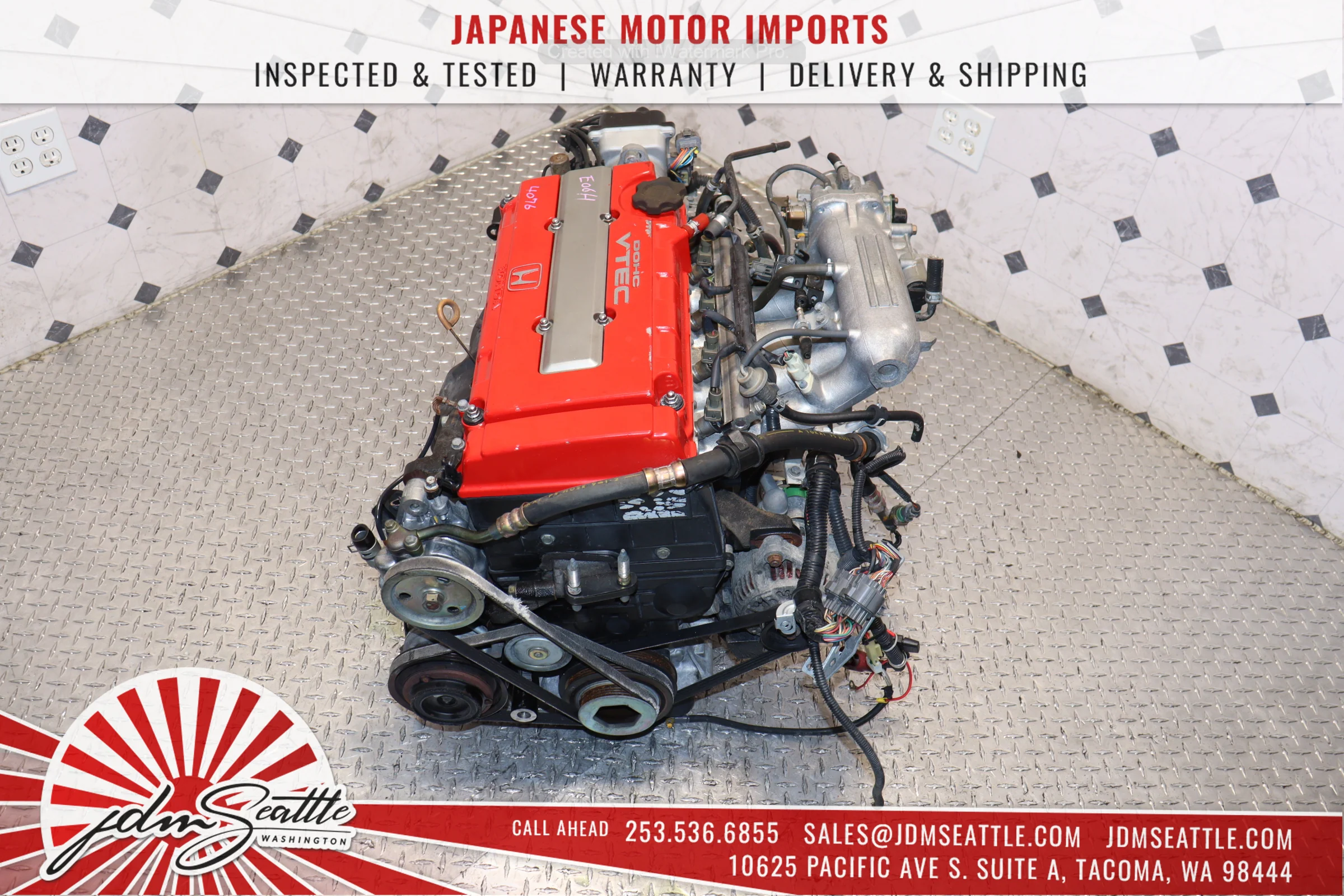 JDM B16A VTEC 91-95 HONDA CIVIC SIR ENGINE - Image 9