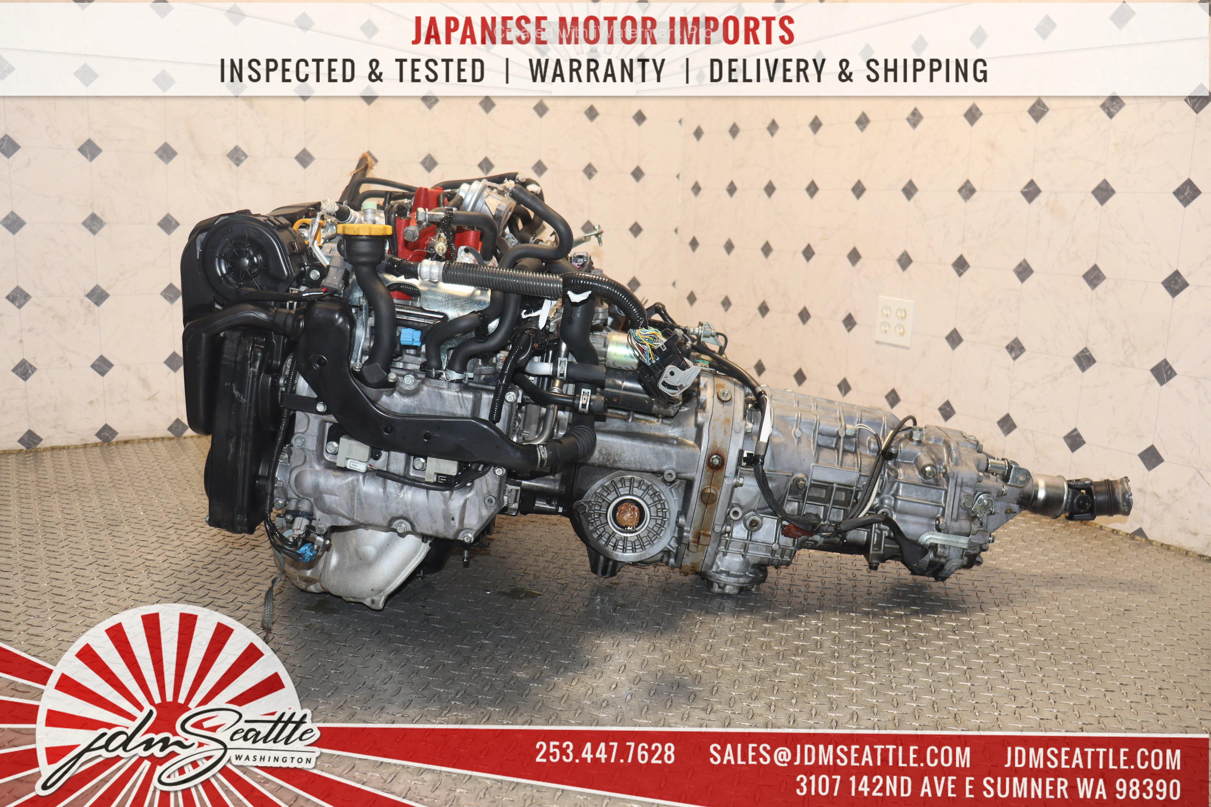 JDM EJ207 Turbo Engine V10 Spec C & 6-Speed for WRX STI - Image 4