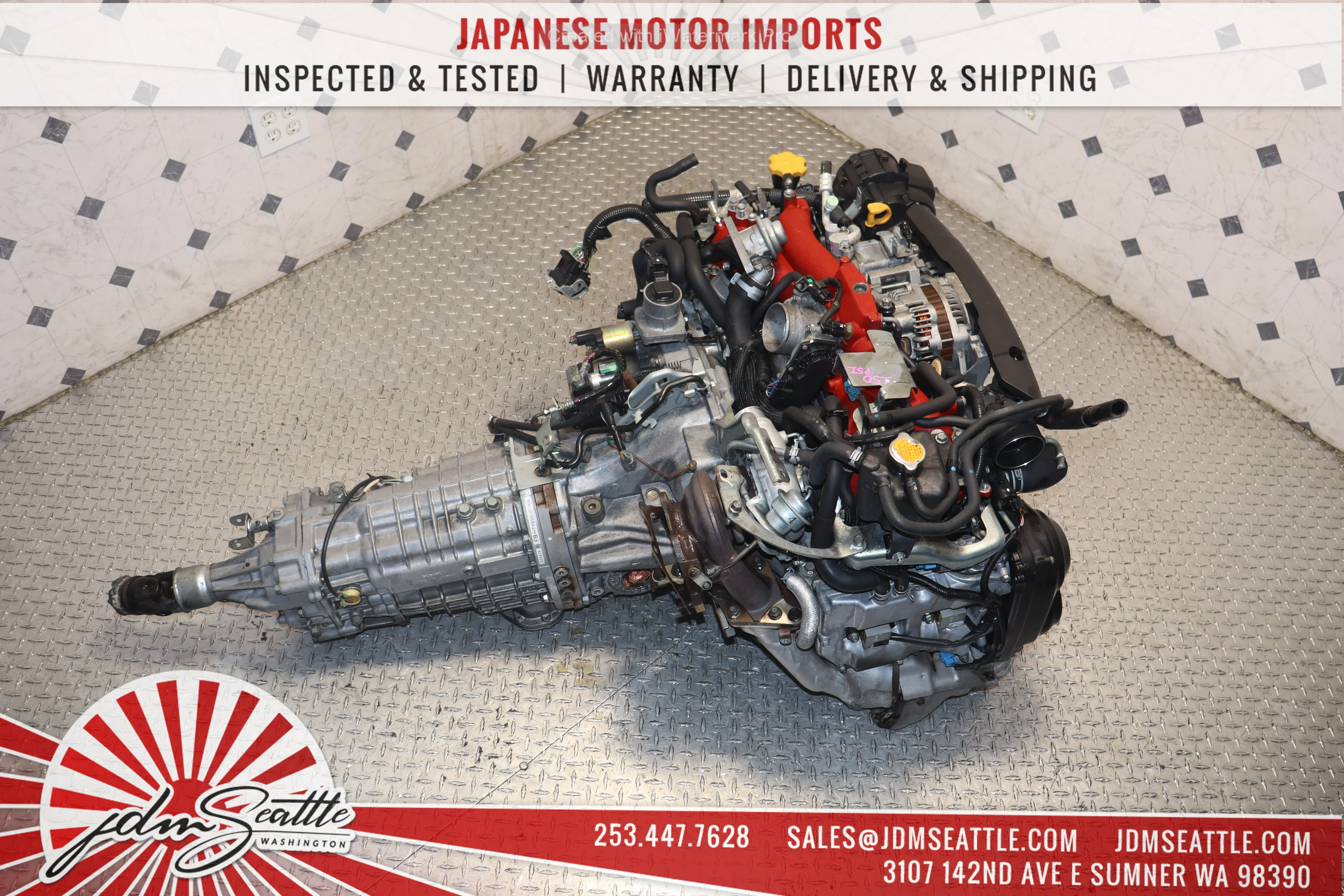 JDM EJ207 Turbo Engine V10 Spec C & 6-Speed for WRX STI - Image 8