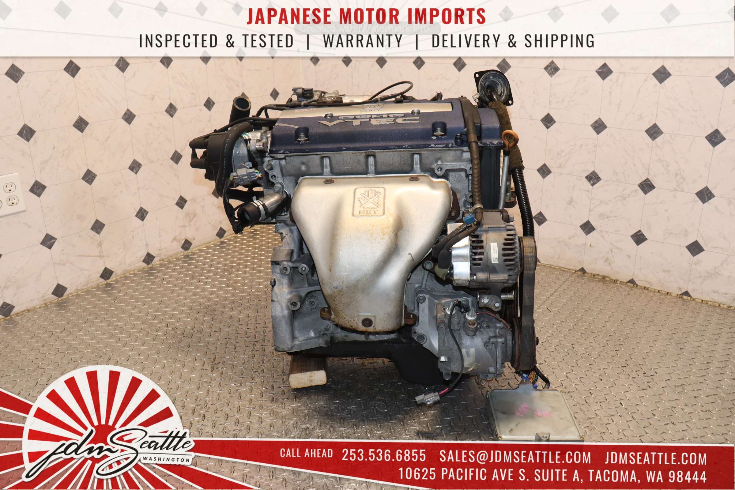 JDM H23A BLUE TOP DOHC VTEC ENGINE 98-02 HONDA ACCORD SIR 97-01 HONDA PRELUDE 2.3L - Image 3