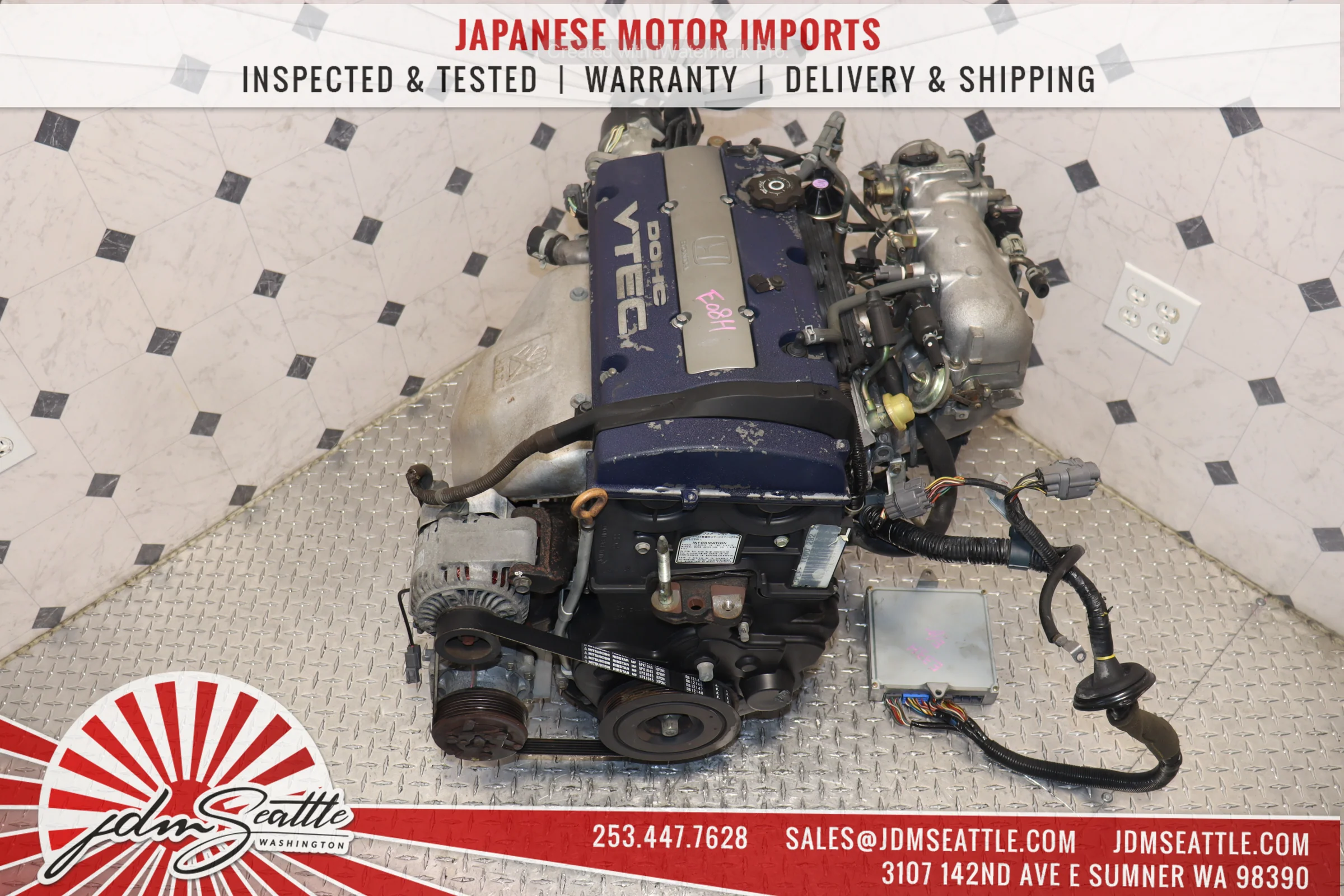 1998-2002 Honda Accord SiR / 1997-2001 Prelude JDM H23A "Blue Top" 2.3L DOHC VTEC Engine - Image 11