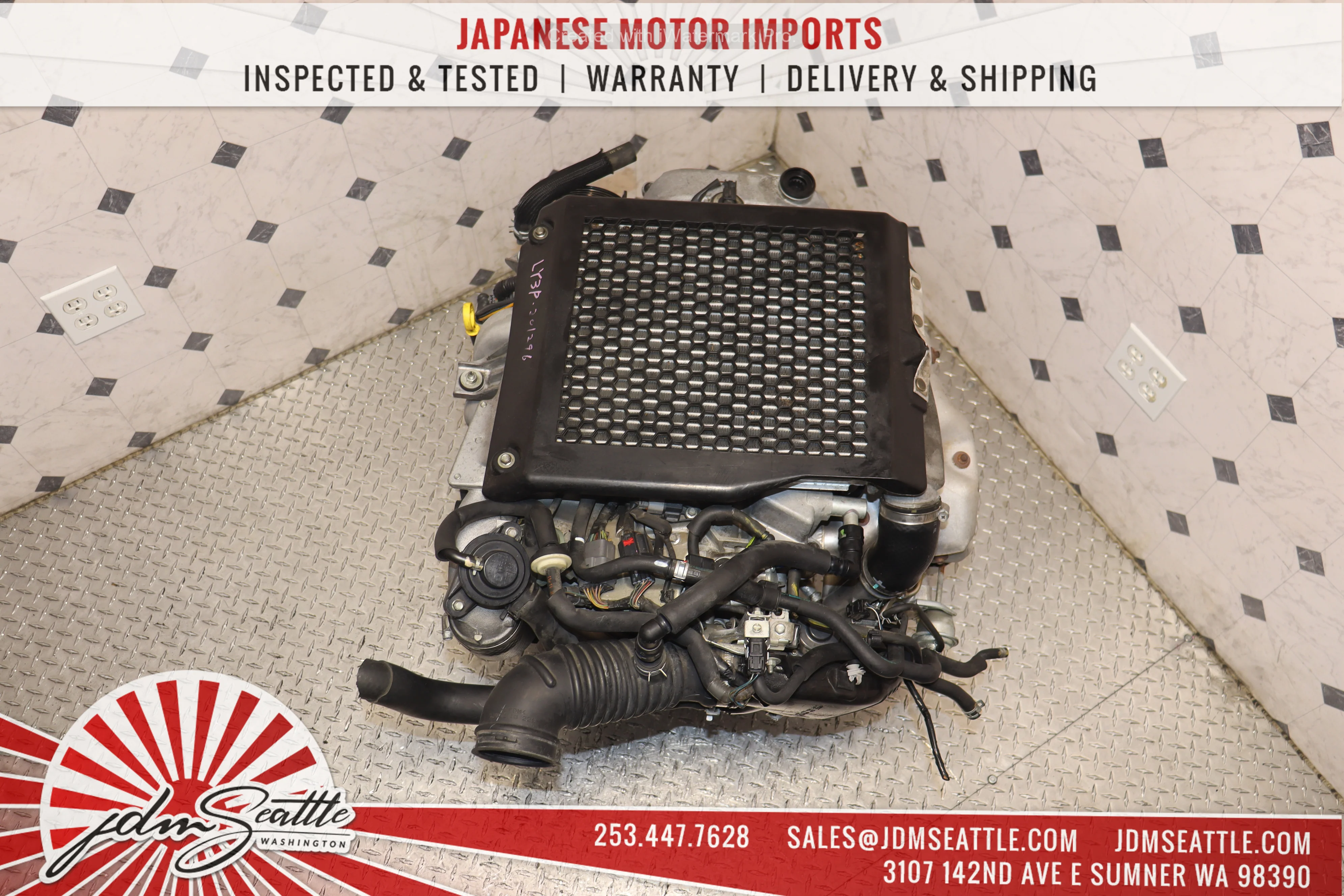 JDM L3-VDT MOTOR 2006 - 2012 MAZDASPEED 3 / CX-7 2.3L 4CYL TURBO ENGINE - Image 10