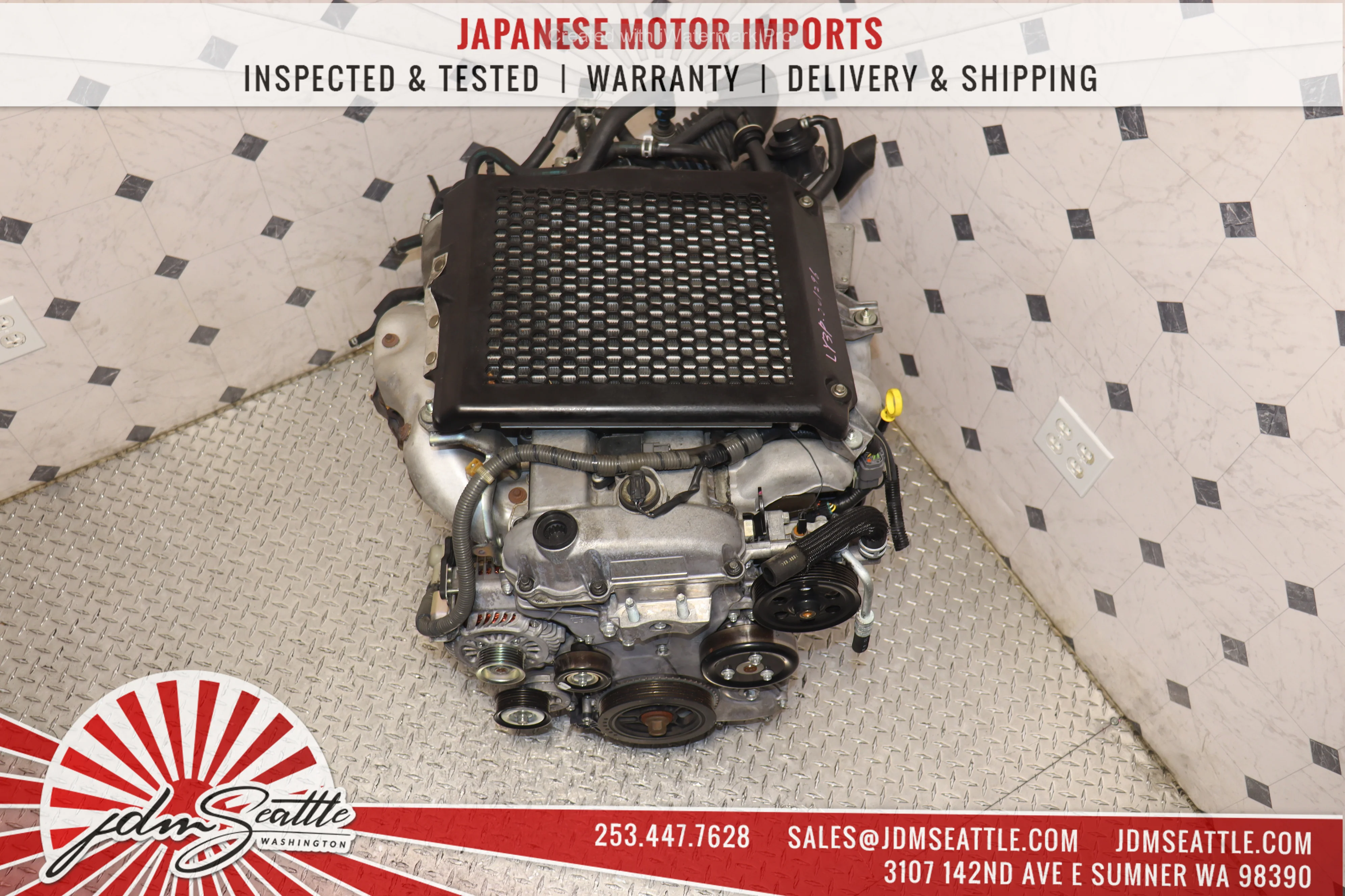 JDM L3-VDT MOTOR 2006 - 2012 MAZDASPEED 3 / CX-7 2.3L 4CYL TURBO ENGINE - Image 4