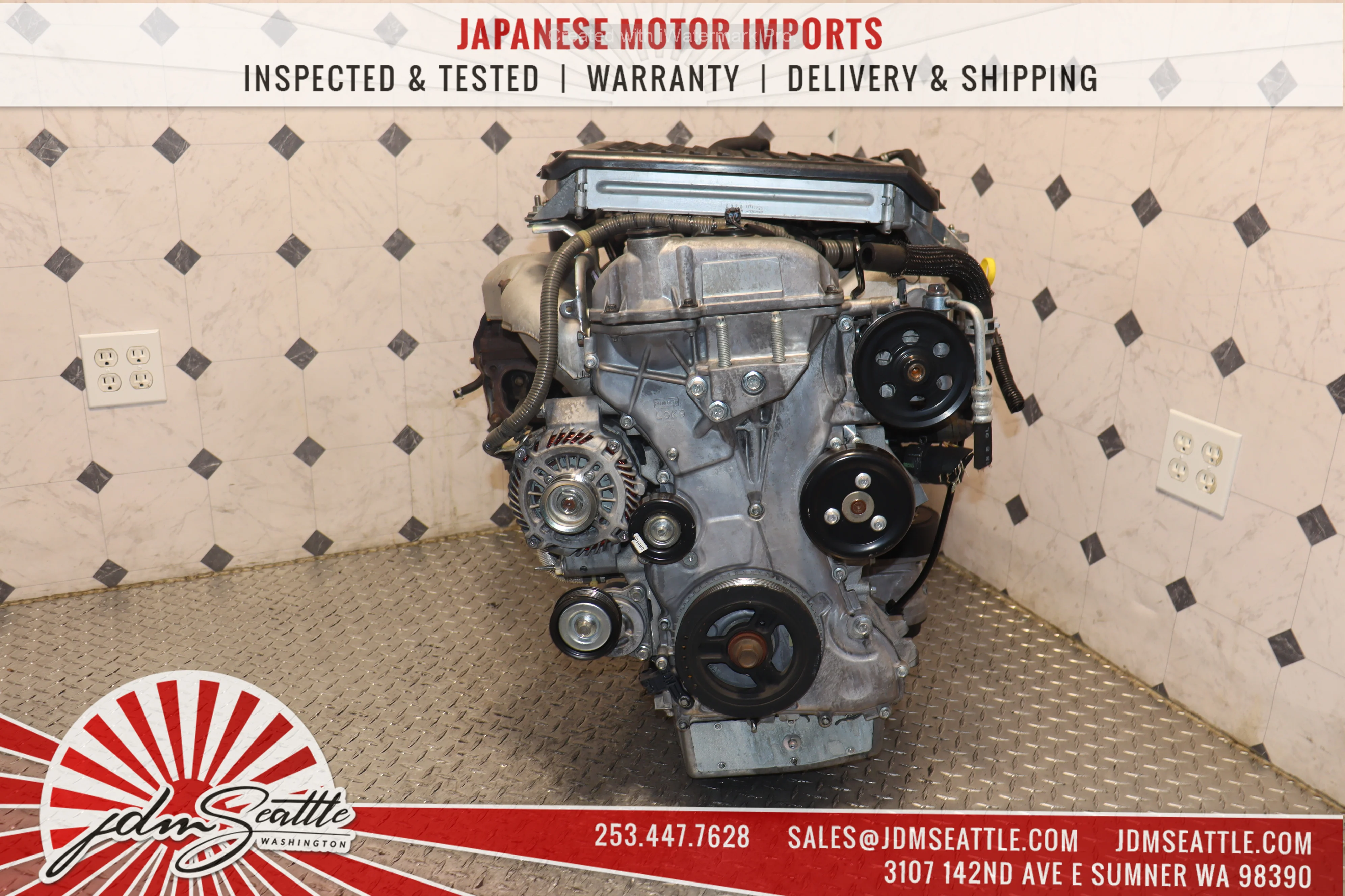 JDM L3-VDT MOTOR 2006 - 2012 MAZDASPEED 3 / CX-7 2.3L 4CYL TURBO ENGINE - Image 6