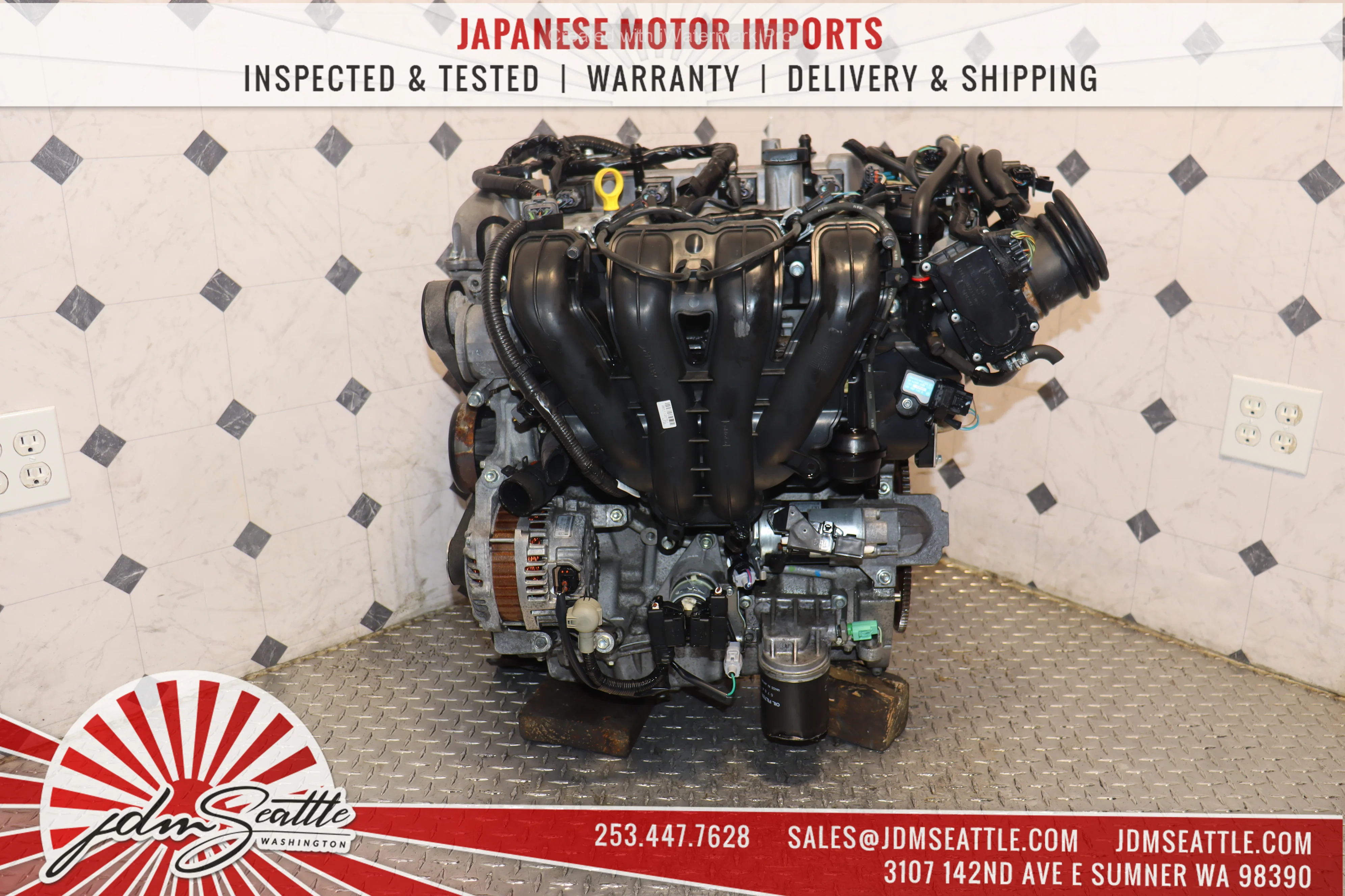 JDM LF-VE 2006 2007 2008 2009 MAZDA 3 2.0L REPLACEMENT FOR 2.3L 4CYL DOHC VVT ENGINE - Image 3