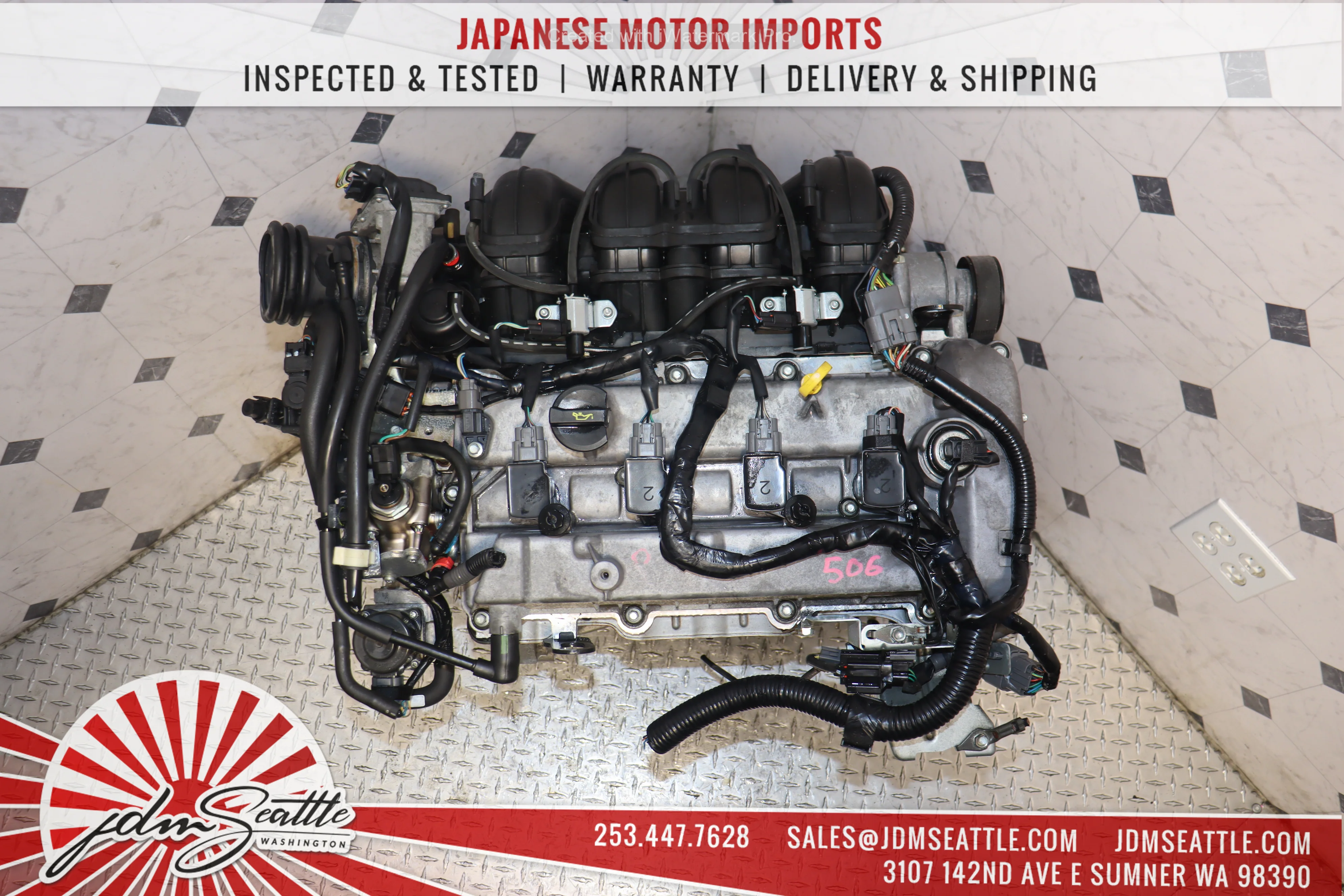 JDM LF-VE 2006 2007 2008 2009 MAZDA 3 2.0L REPLACEMENT FOR 2.3L 4CYL DOHC VVT ENGINE - Image 7