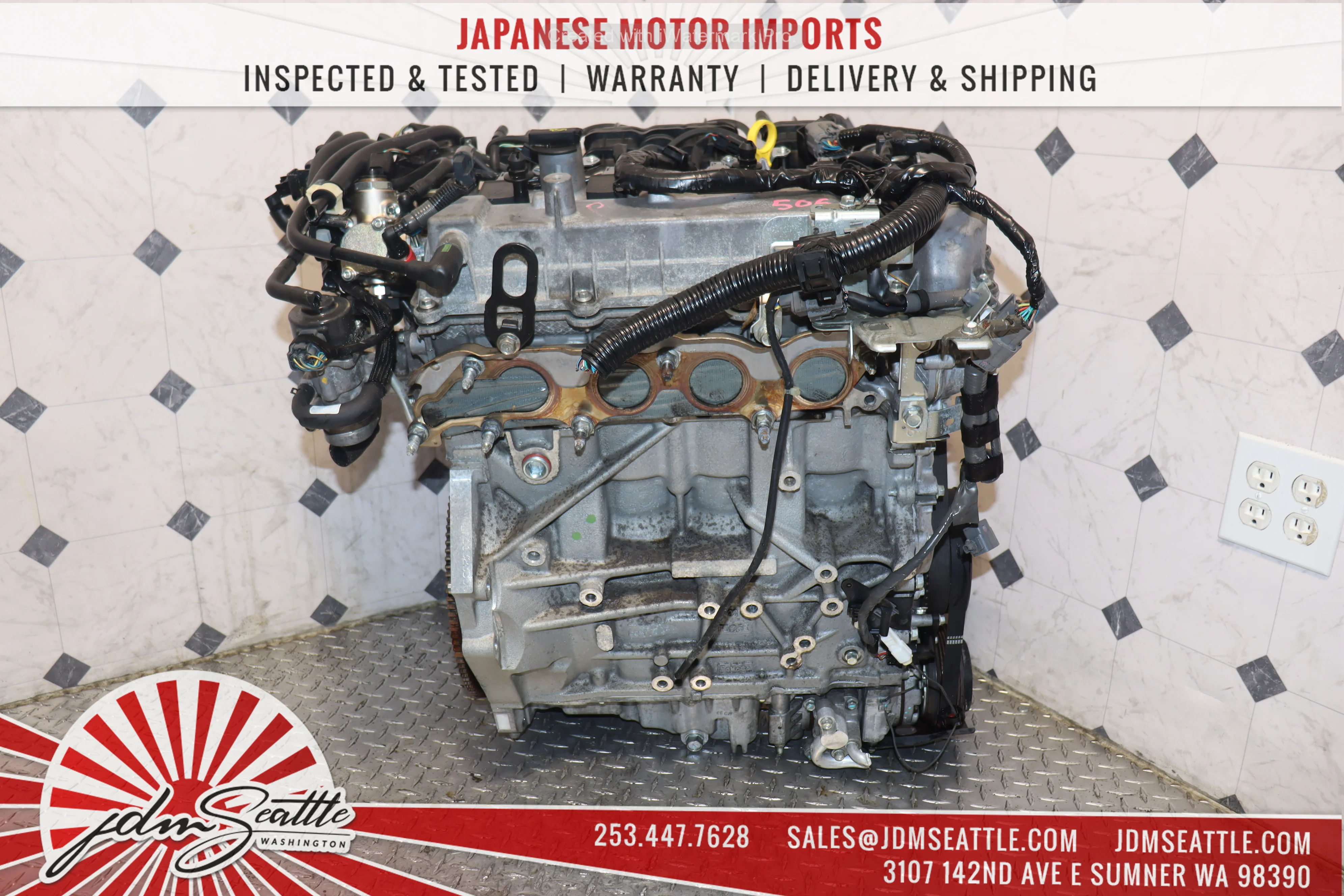 JDM LF-VE 2006 2007 2008 2009 MAZDA 3 2.0L REPLACEMENT FOR 2.3L 4CYL DOHC VVT ENGINE - Image 9
