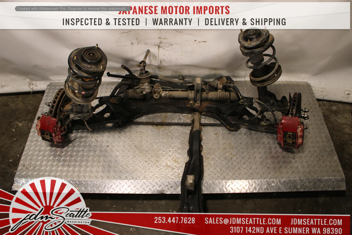 JDM MITSUBISHI EVO 7 8 CT9A COMPLETE FRONT AND REAR SUSPENSION, SUBFRAMES WITH DIFFERENTIAL - Image 12