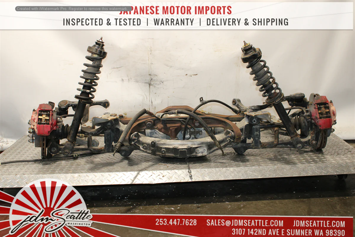 JDM MITSUBISHI EVO 7 8 CT9A COMPLETE FRONT AND REAR SUSPENSION, SUBFRAMES WITH DIFFERENTIAL - Image 3