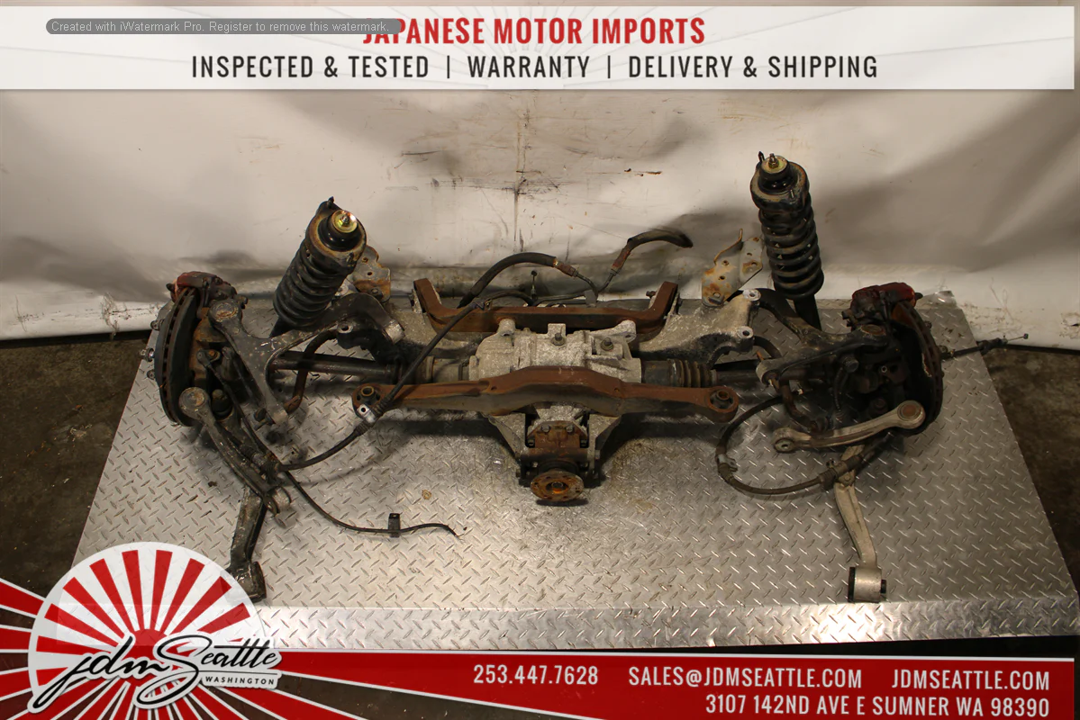 JDM MITSUBISHI EVO 7 8 CT9A COMPLETE FRONT AND REAR SUSPENSION, SUBFRAMES WITH DIFFERENTIAL - Image 4