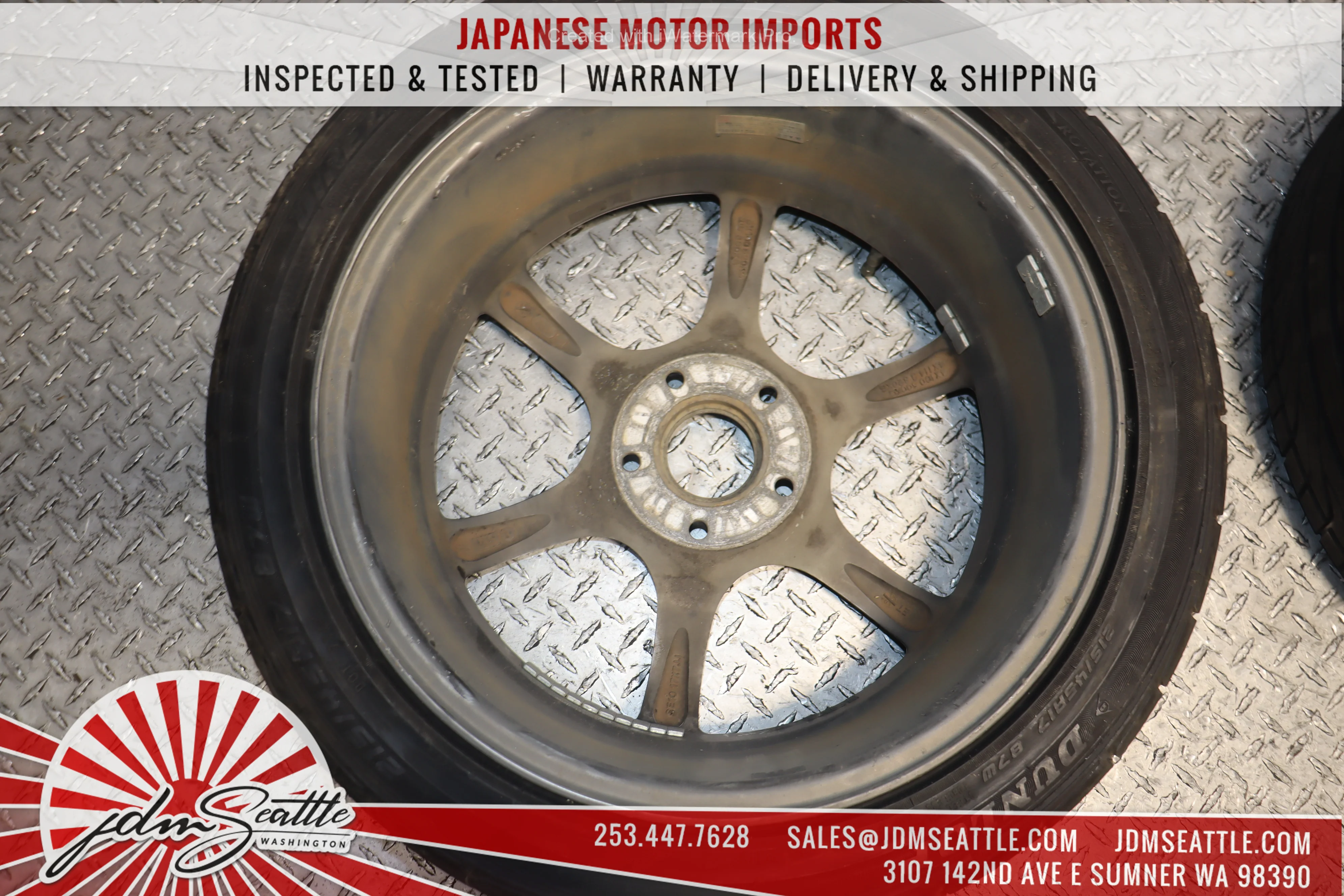 JDM MONZA WHEELS SET OF 4 / 215/45R17 / 5X100 / 17X7JJ PRICE IS FOR RIMS TIRES ARE INCLUDED - Image 15