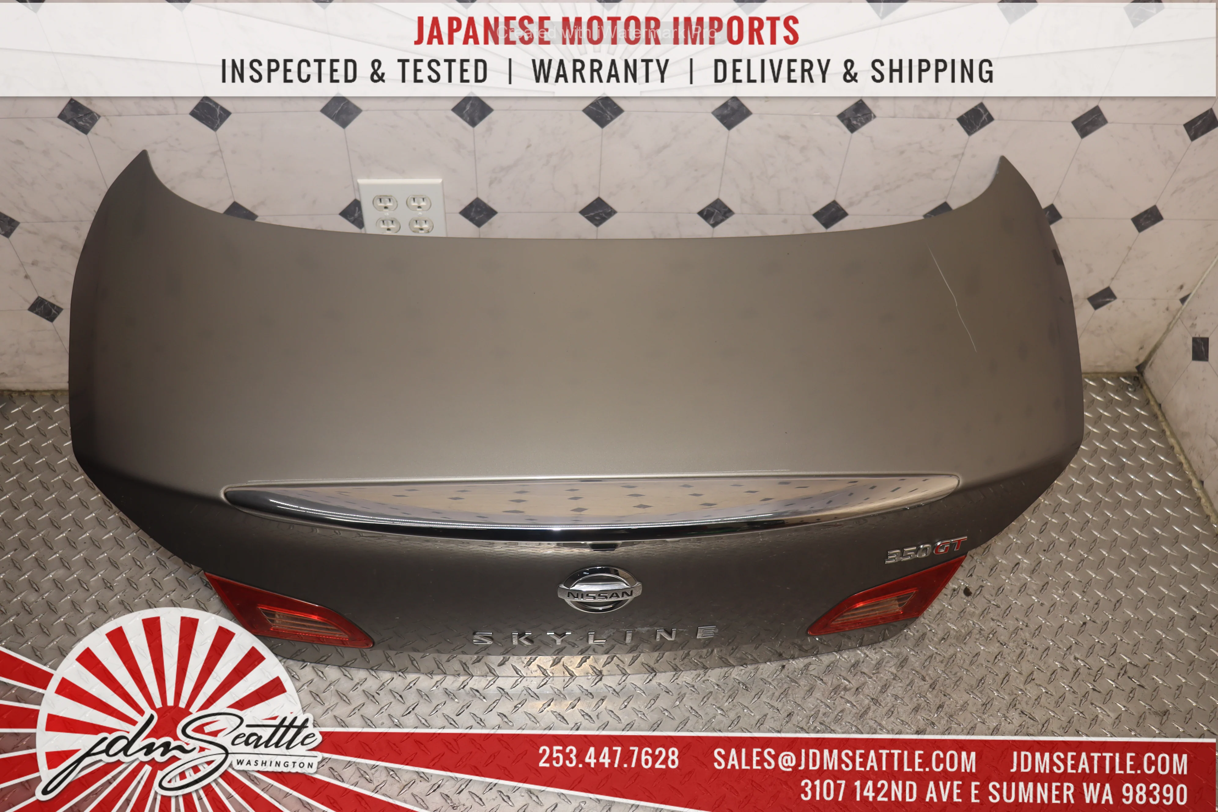 JDM NISSAN SKYLINE 350GT / 2007 2008 INFINITI G35 / 2009 INFINITI G37 SEDAN COMPLETE FRONT END NOSE CUT CONVERSION - Image 16