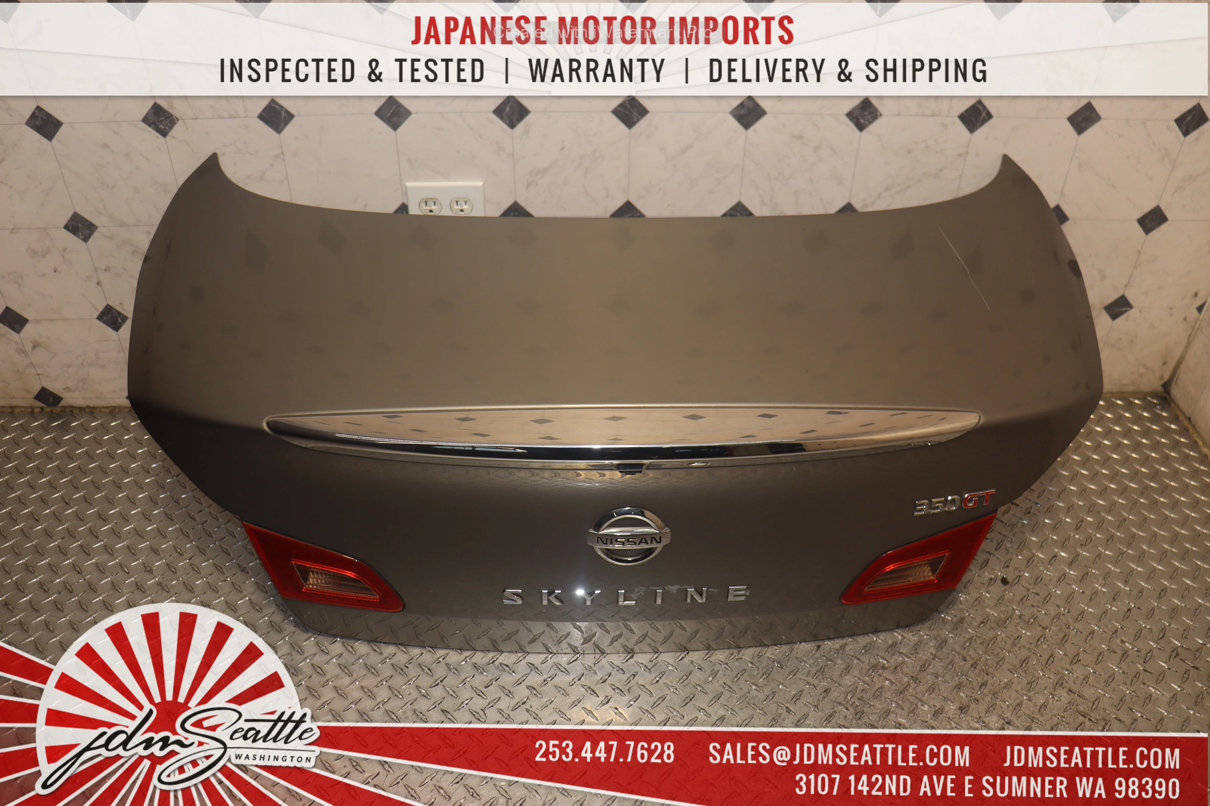 JDM NISSAN SKYLINE 350GT / 2007 2008 INFINITI G35 / 2009 INFINITI G37 SEDAN COMPLETE FRONT END NOSE CUT CONVERSION - Image 17