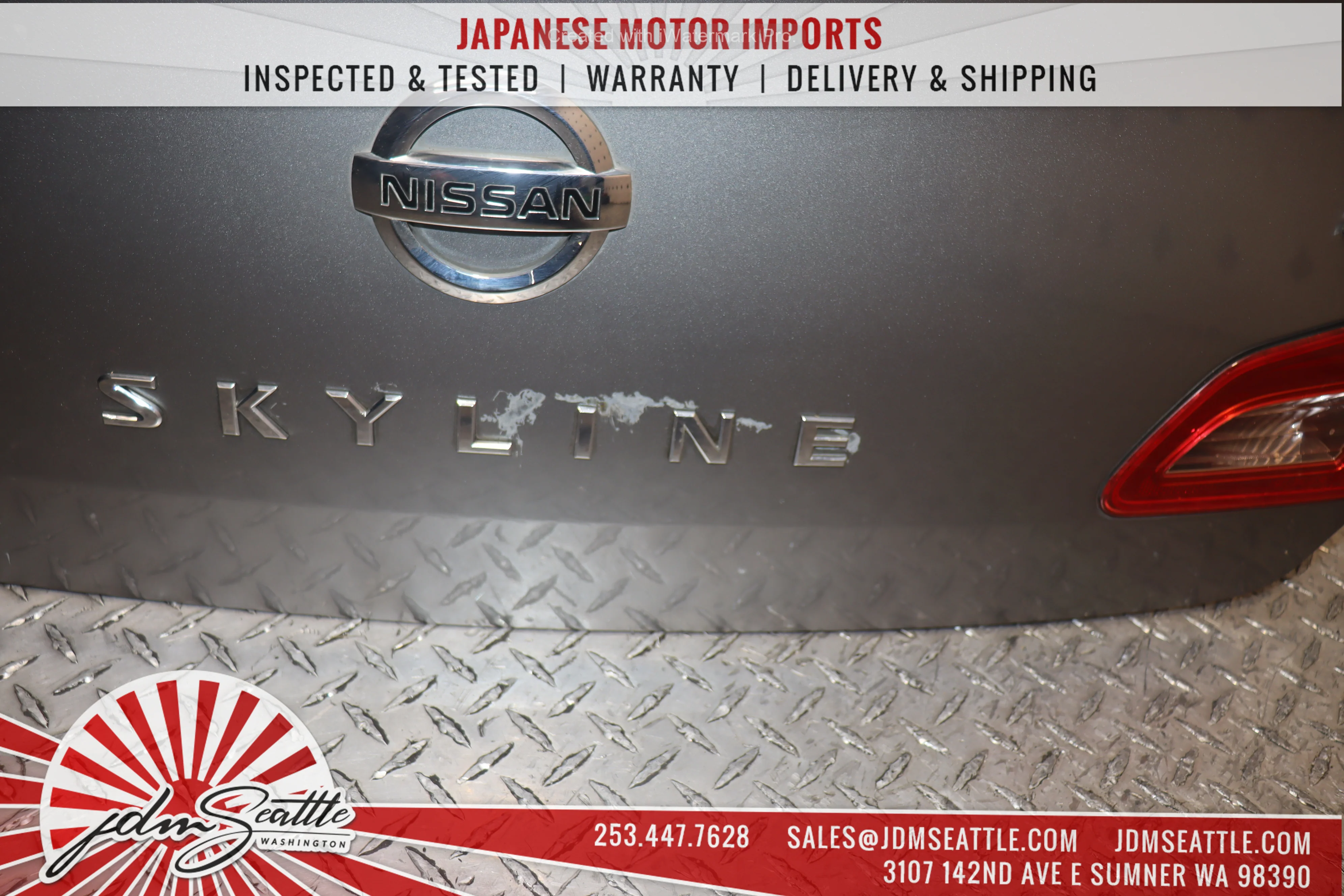 JDM NISSAN SKYLINE 350GT / 2007 2008 INFINITI G35 / 2009 INFINITI G37 SEDAN COMPLETE FRONT END NOSE CUT CONVERSION - Image 20