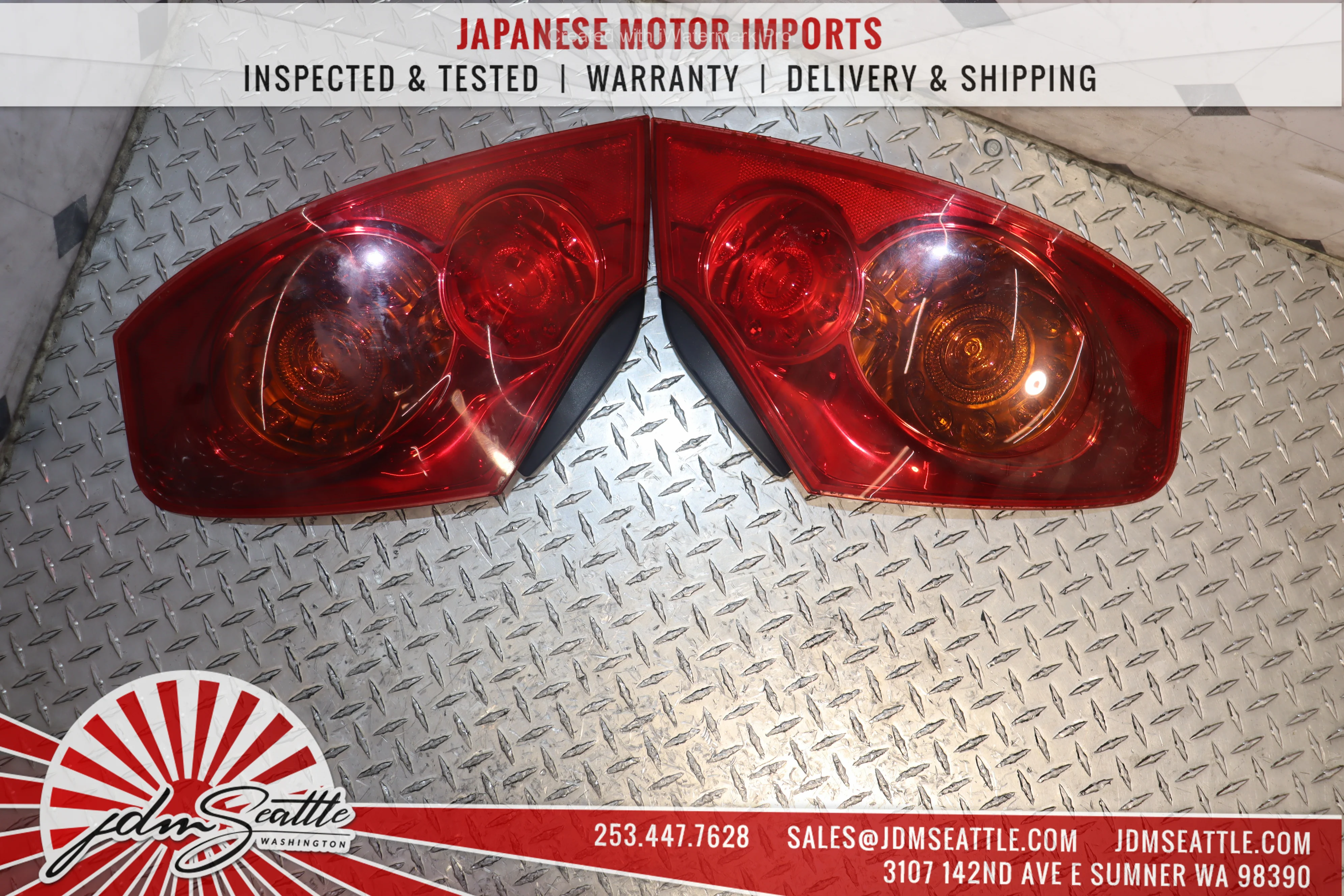 JDM NISSAN SKYLINE 350GT / 2007 2008 INFINITI G35 / 2009 INFINITI G37 SEDAN COMPLETE FRONT END NOSE CUT CONVERSION - Image 29