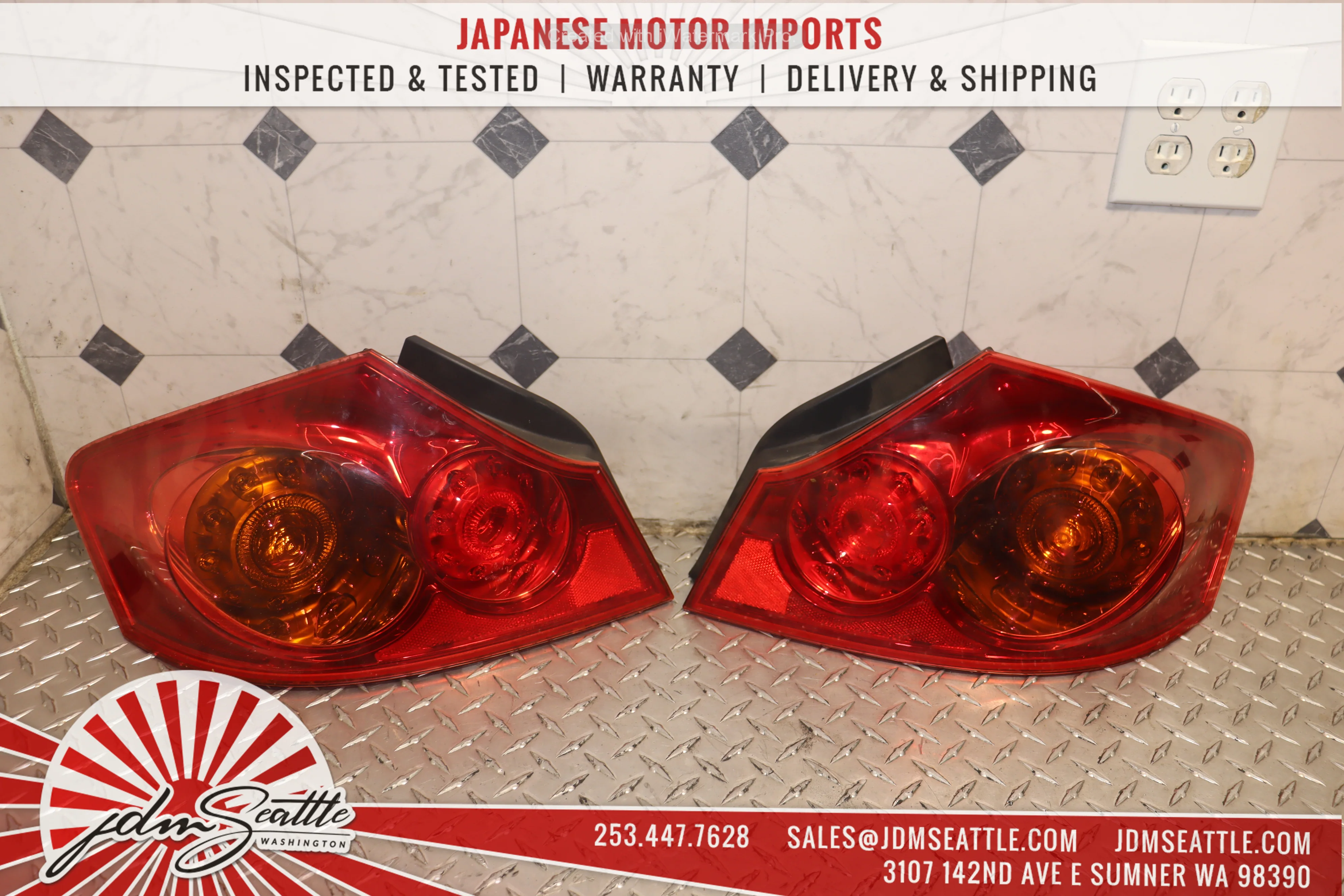 JDM NISSAN SKYLINE 350GT / 2007 2008 INFINITI G35 / 2009 INFINITI G37 SEDAN COMPLETE FRONT END NOSE CUT CONVERSION - Image 32