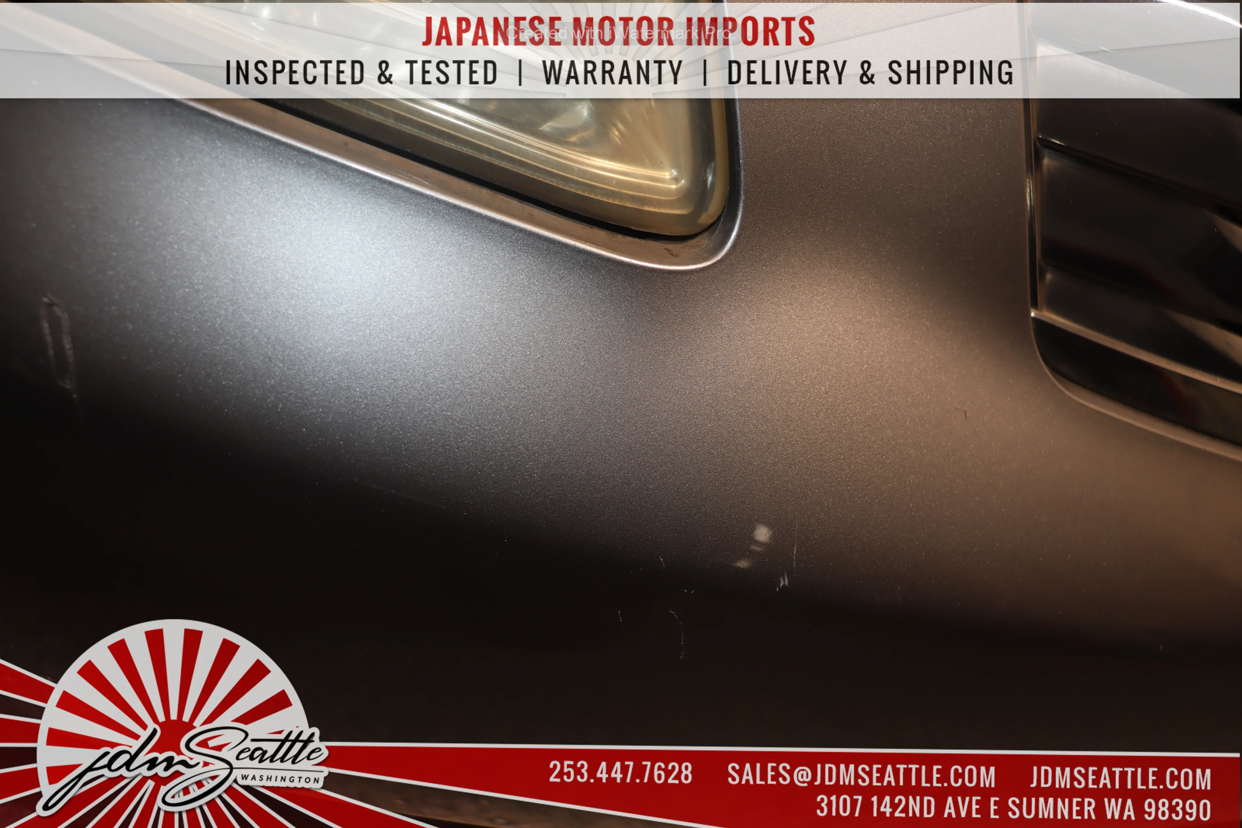 JDM NISSAN SKYLINE 350GT / 2007 2008 INFINITI G35 / 2009 INFINITI G37 SEDAN COMPLETE FRONT END NOSE CUT CONVERSION - Image 8