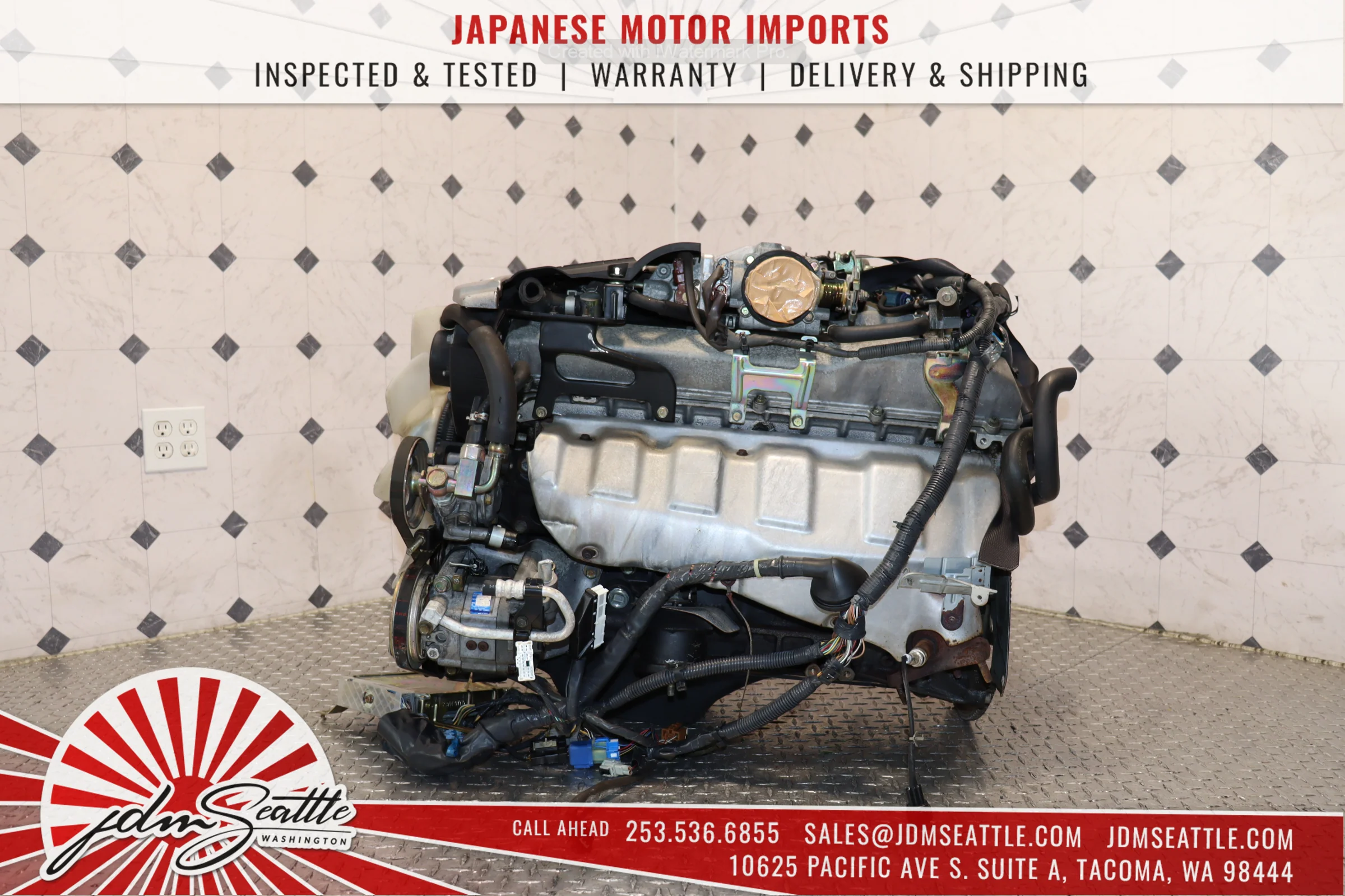 JDM R34 NISSAN SKYLINE RB25DE ENGINE 2.5L DOHC NEO 6 RWD N/A MOTOR - Image 13
