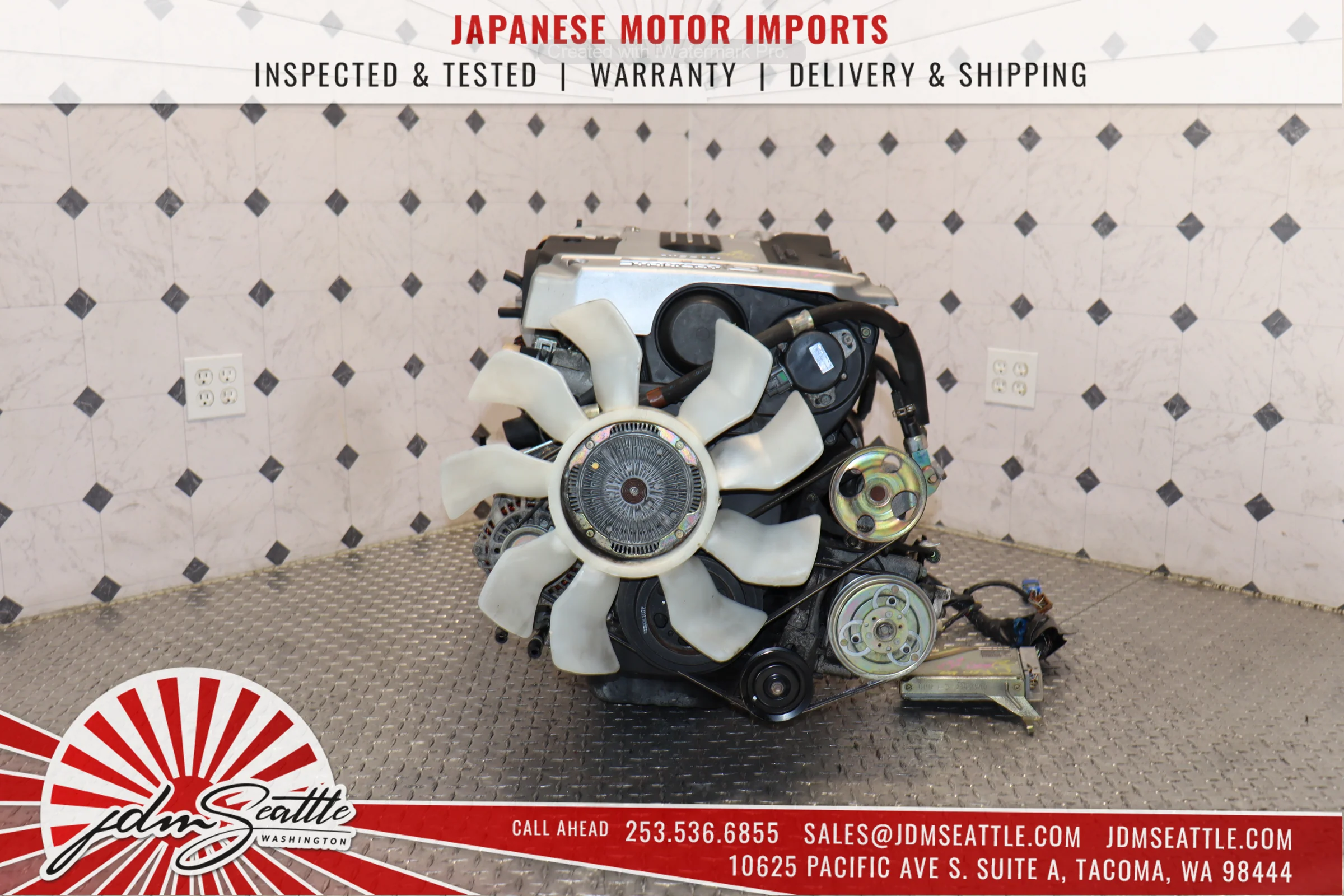 JDM R34 NISSAN SKYLINE RB25DE ENGINE 2.5L DOHC NEO 6 RWD N/A MOTOR - Image 3