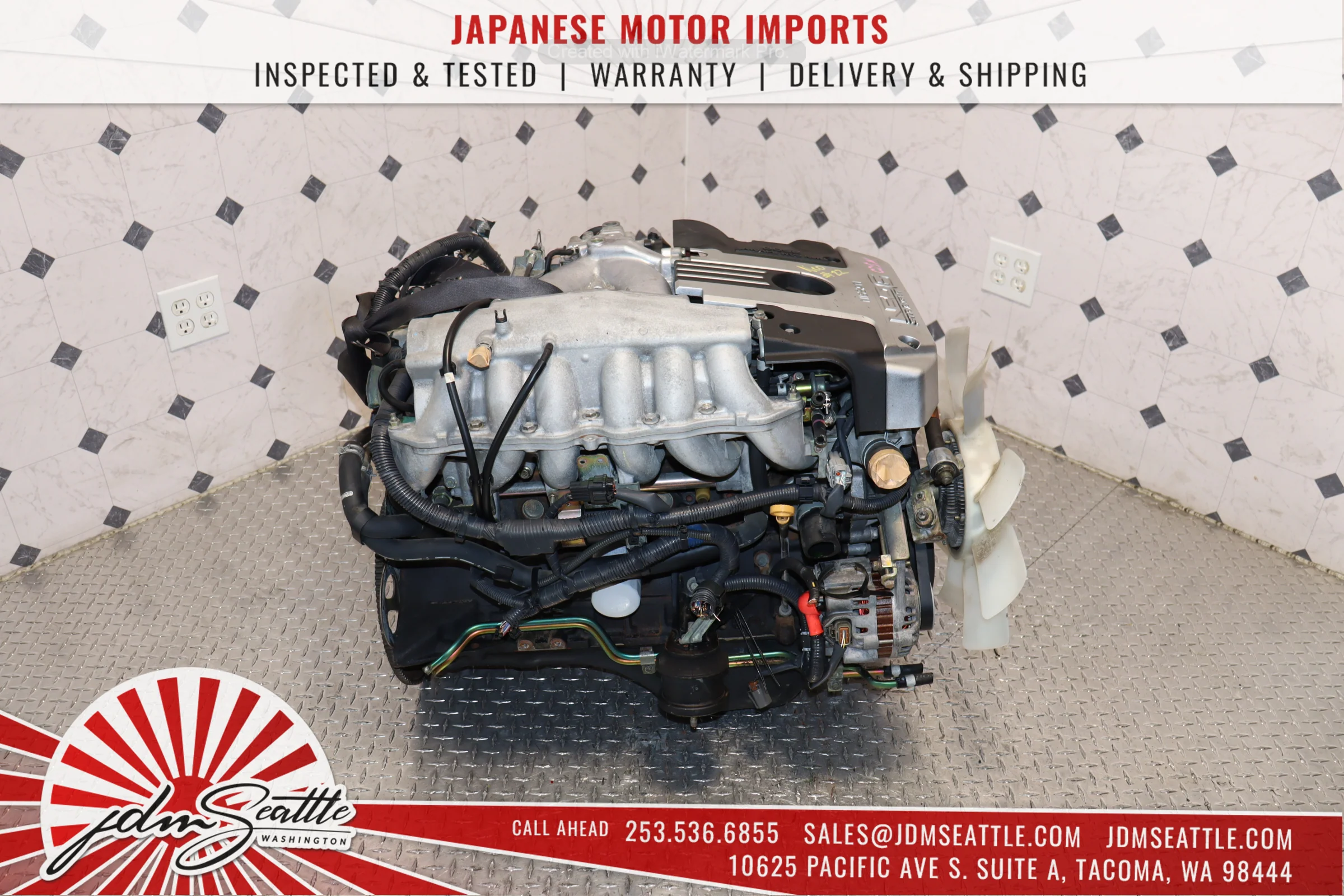 JDM R34 NISSAN SKYLINE RB25DE ENGINE 2.5L DOHC NEO 6 RWD N/A MOTOR - Image 6