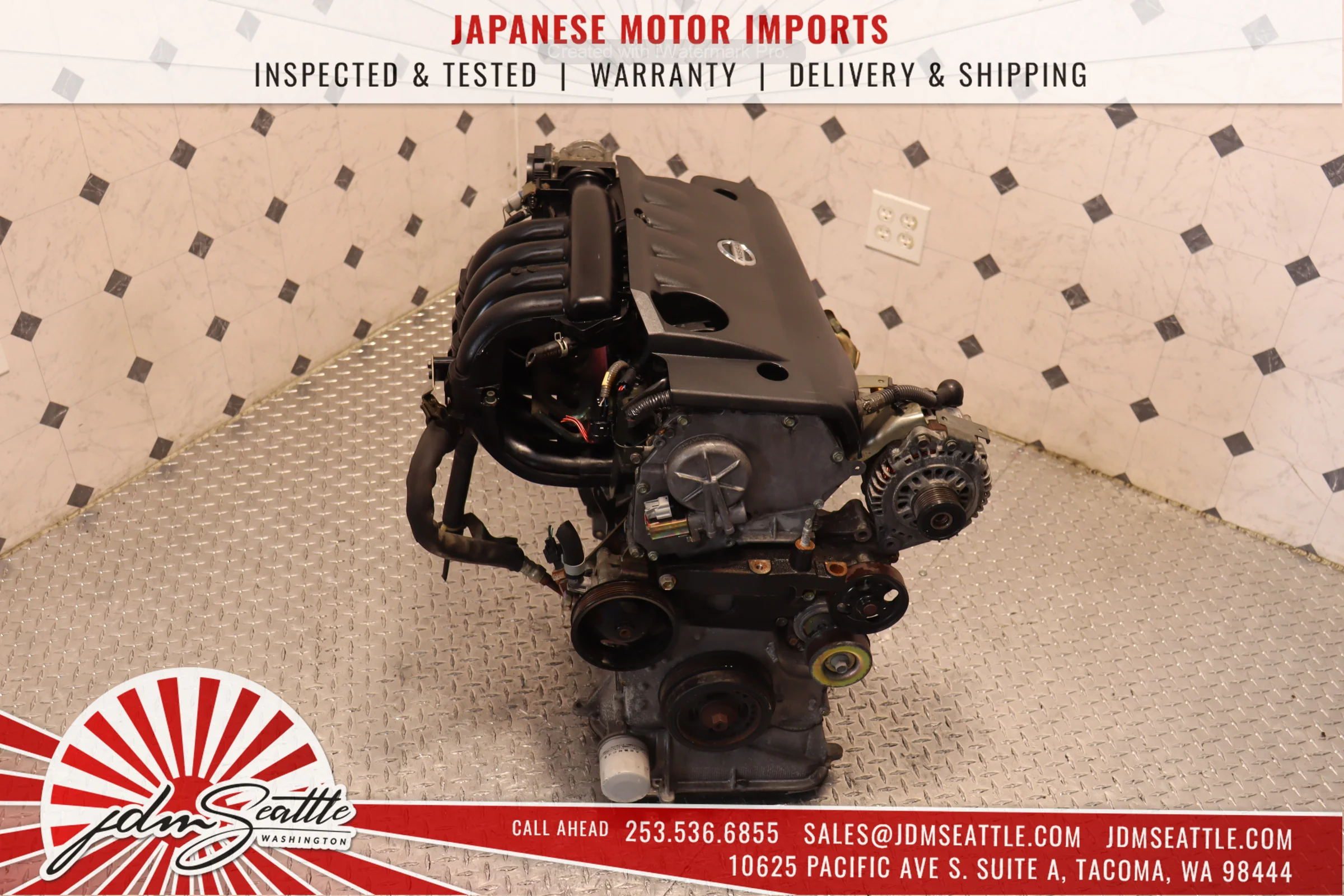 JDM QR25DE 2.5L DOHC ENGINE 2002-2006 NISSAN ALTIMA SENTRA SER QR25 MOTOR - Image 12