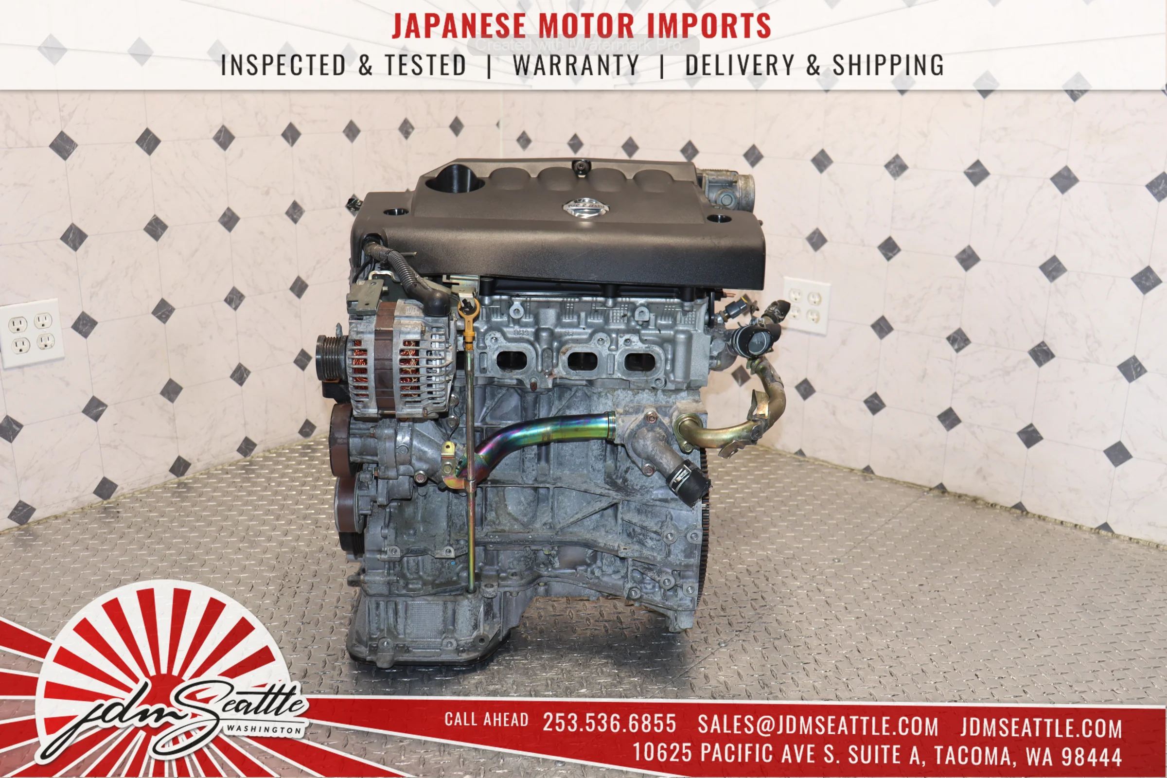 JDM QR25DE 2.5L DOHC ENGINE 2002-2006 NISSAN ALTIMA SENTRA SER QR25 MOTOR - Image 16