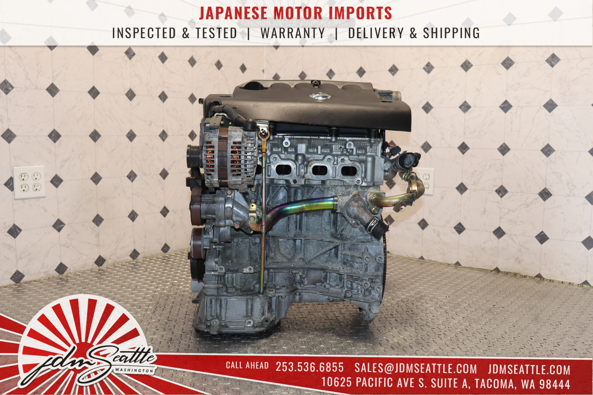 JDM QR25DE 2.5L DOHC ENGINE 2002-2006 NISSAN ALTIMA SENTRA SER QR25 MOTOR - Image 17