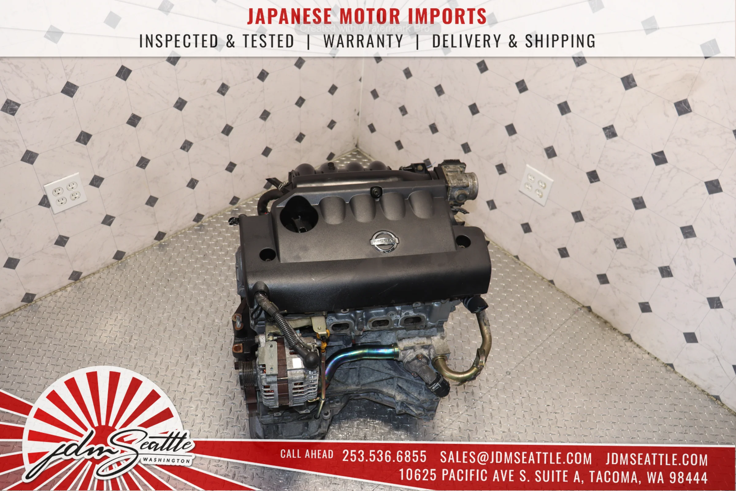 JDM QR25DE 2.5L DOHC ENGINE 2002-2006 NISSAN ALTIMA SENTRA SER QR25 MOTOR - Image 3