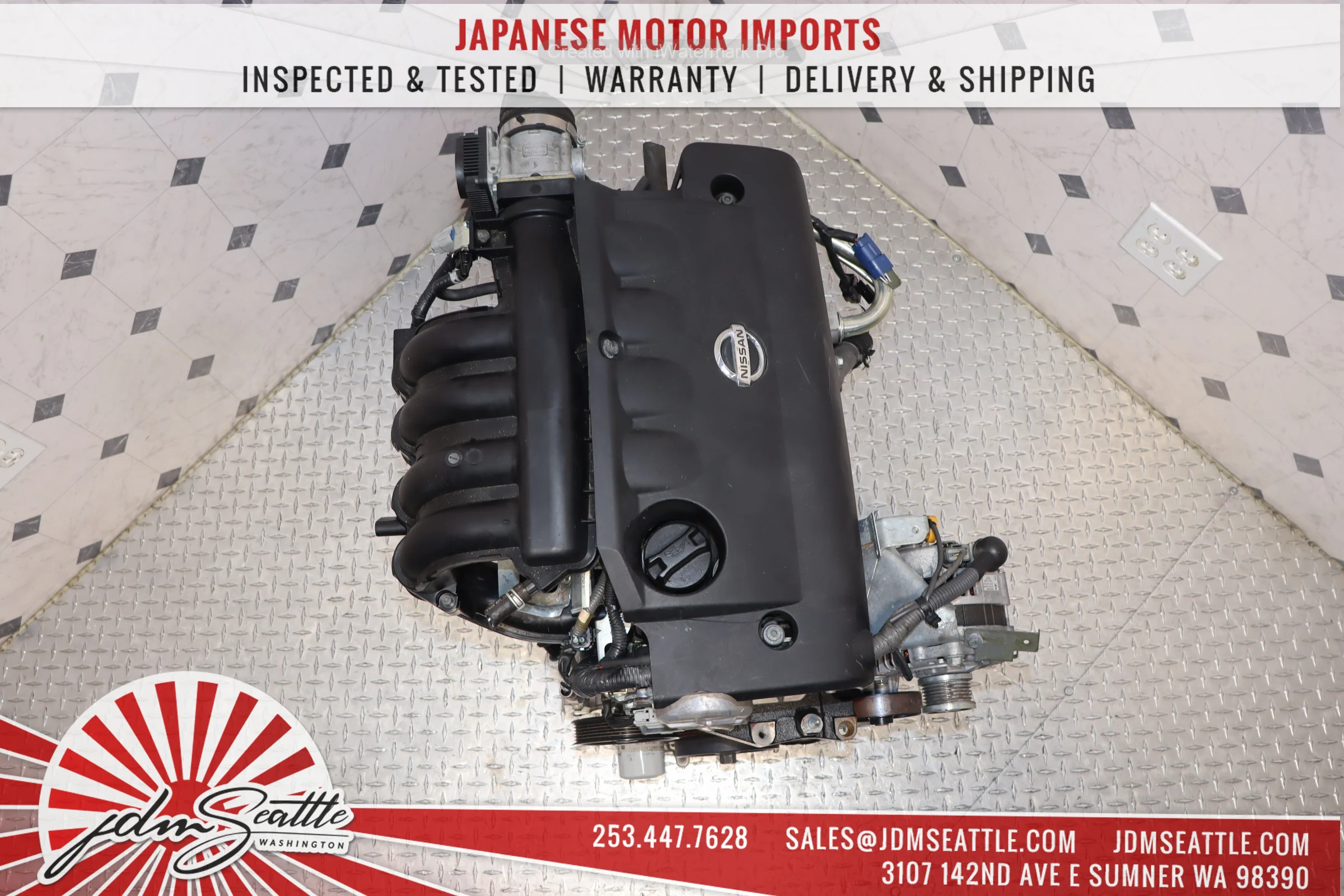 JDM QR25DE 2.5L DOHC ENGINE 2002-2006 NISSAN ALTIMA SENTRA SER QR25 MOTOR - Image 10
